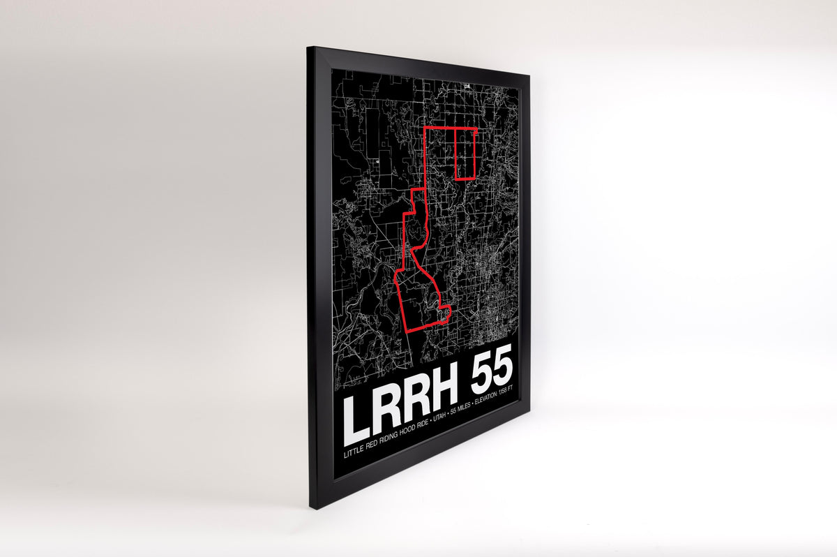 Little Red Riding Hood Ride 55 Miles Poster - Grid Style