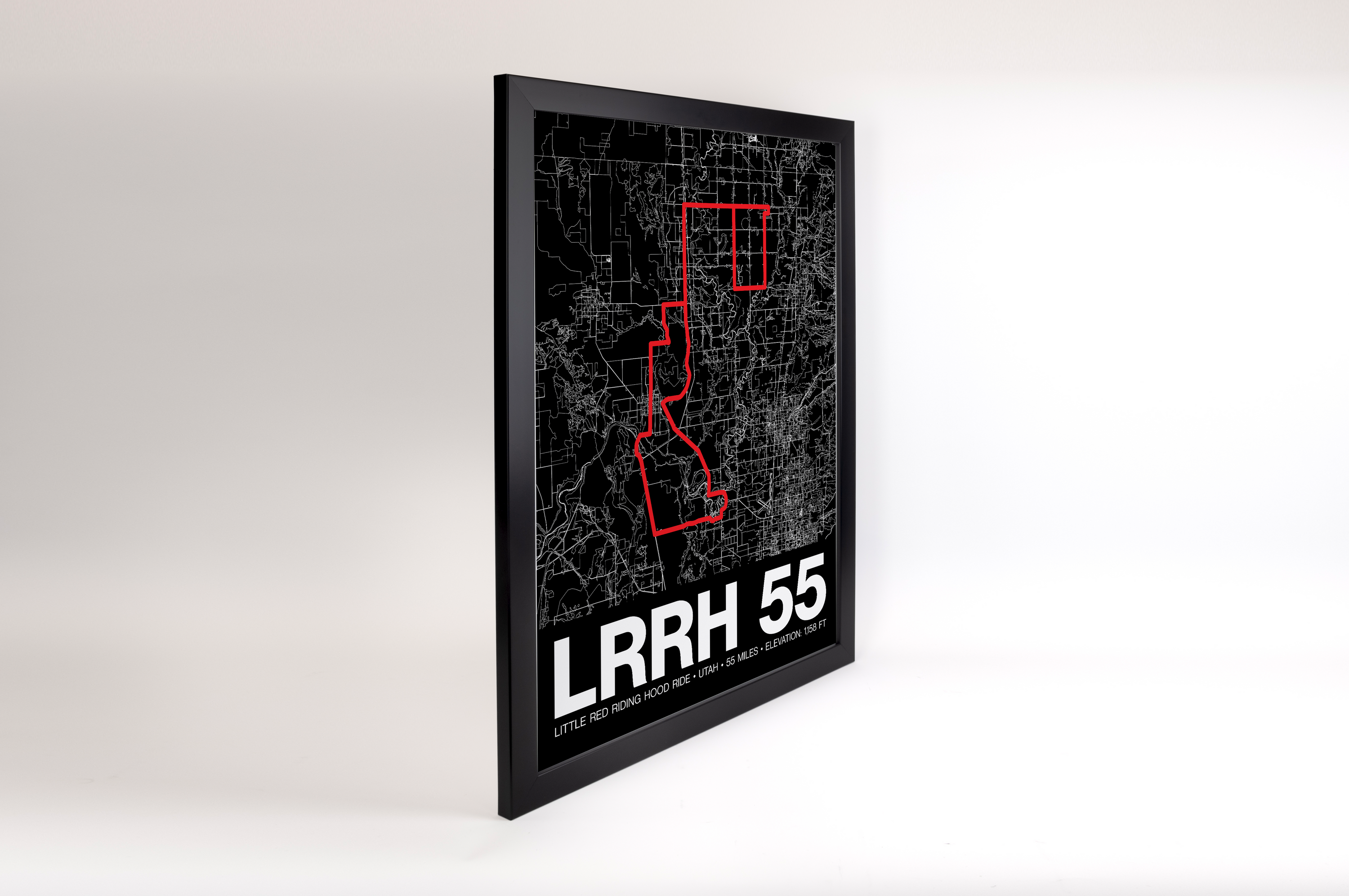 Little Red Riding Hood Ride 55 Miles Poster - Grid Style