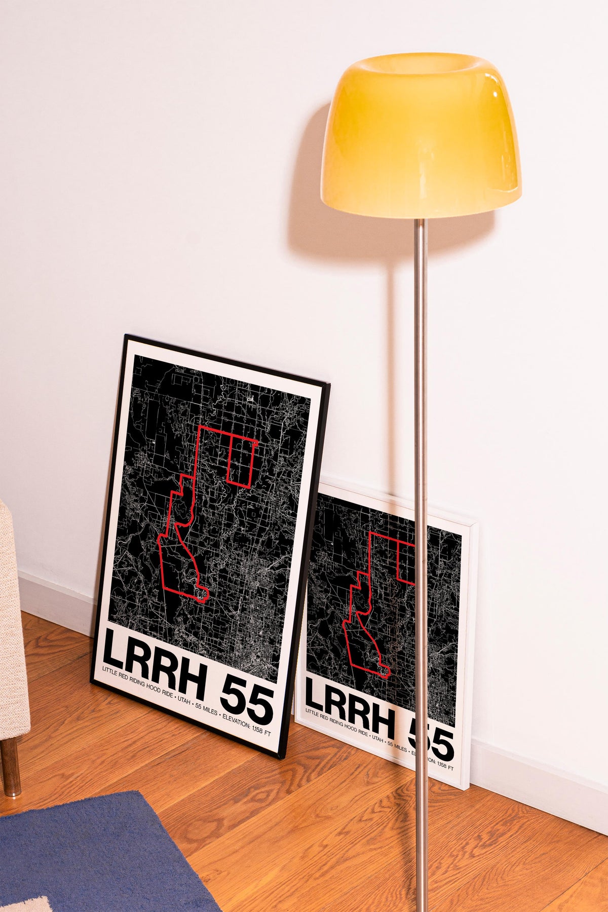 Little Red Riding Hood Ride 55 Miles Poster - Grid Style