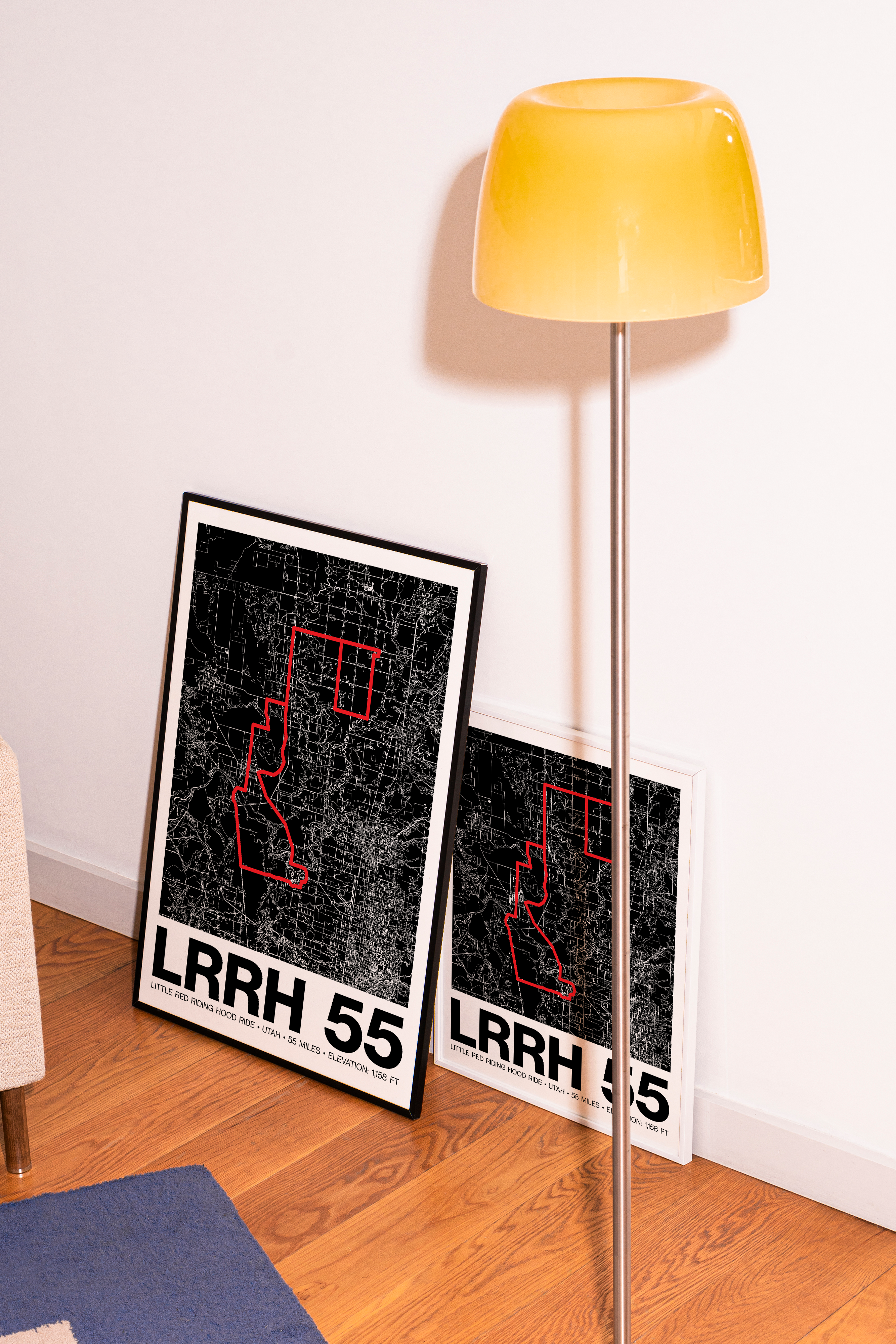 Little Red Riding Hood Ride 55 Miles Poster - Grid Style