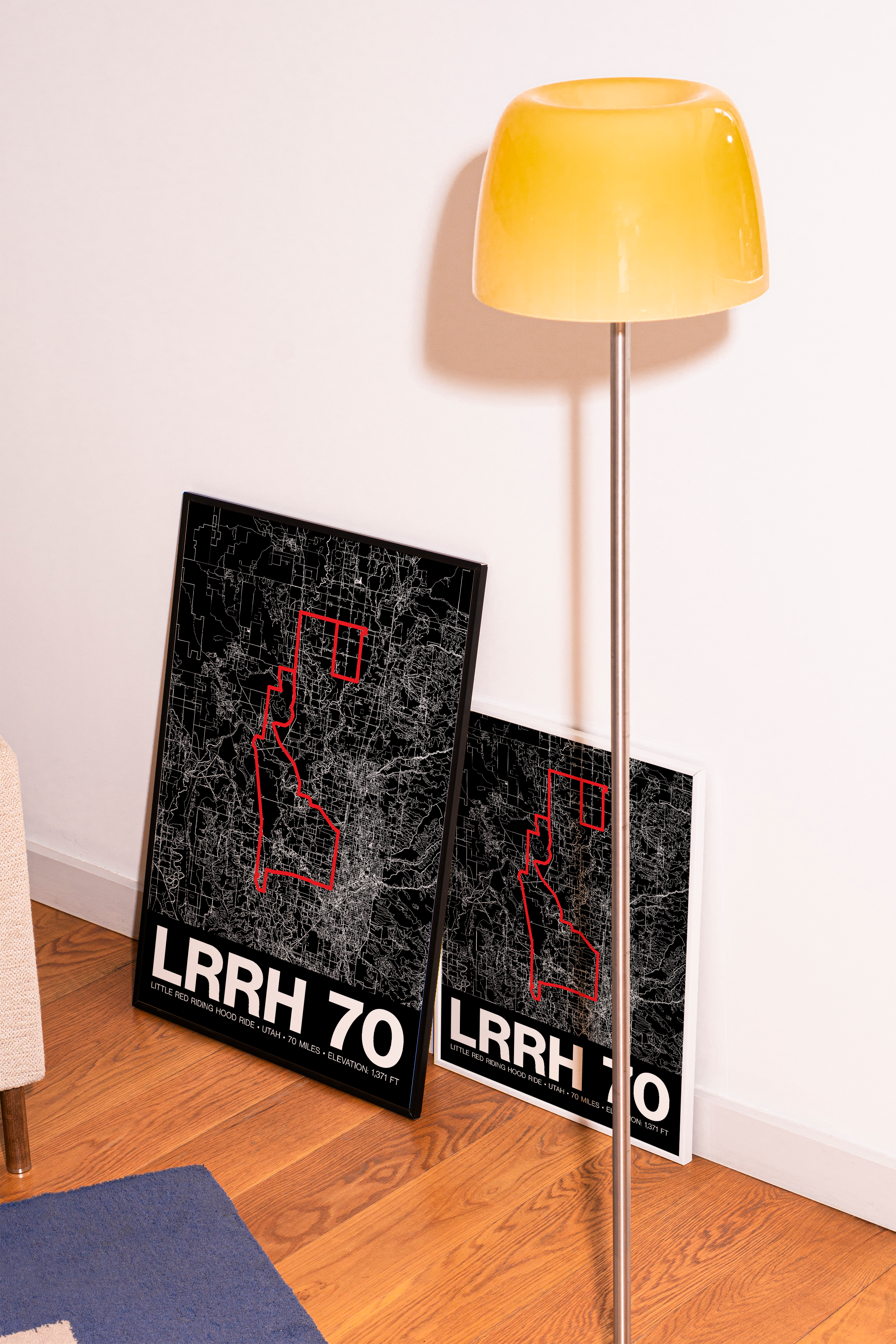 Little Red Riding Hood Ride 70 Miles Poster - Grid Style