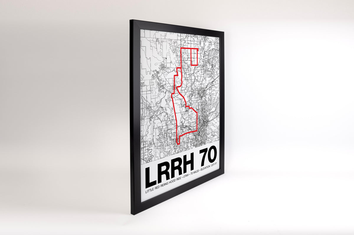 Little Red Riding Hood Ride 70 Miles Poster - Grid Style