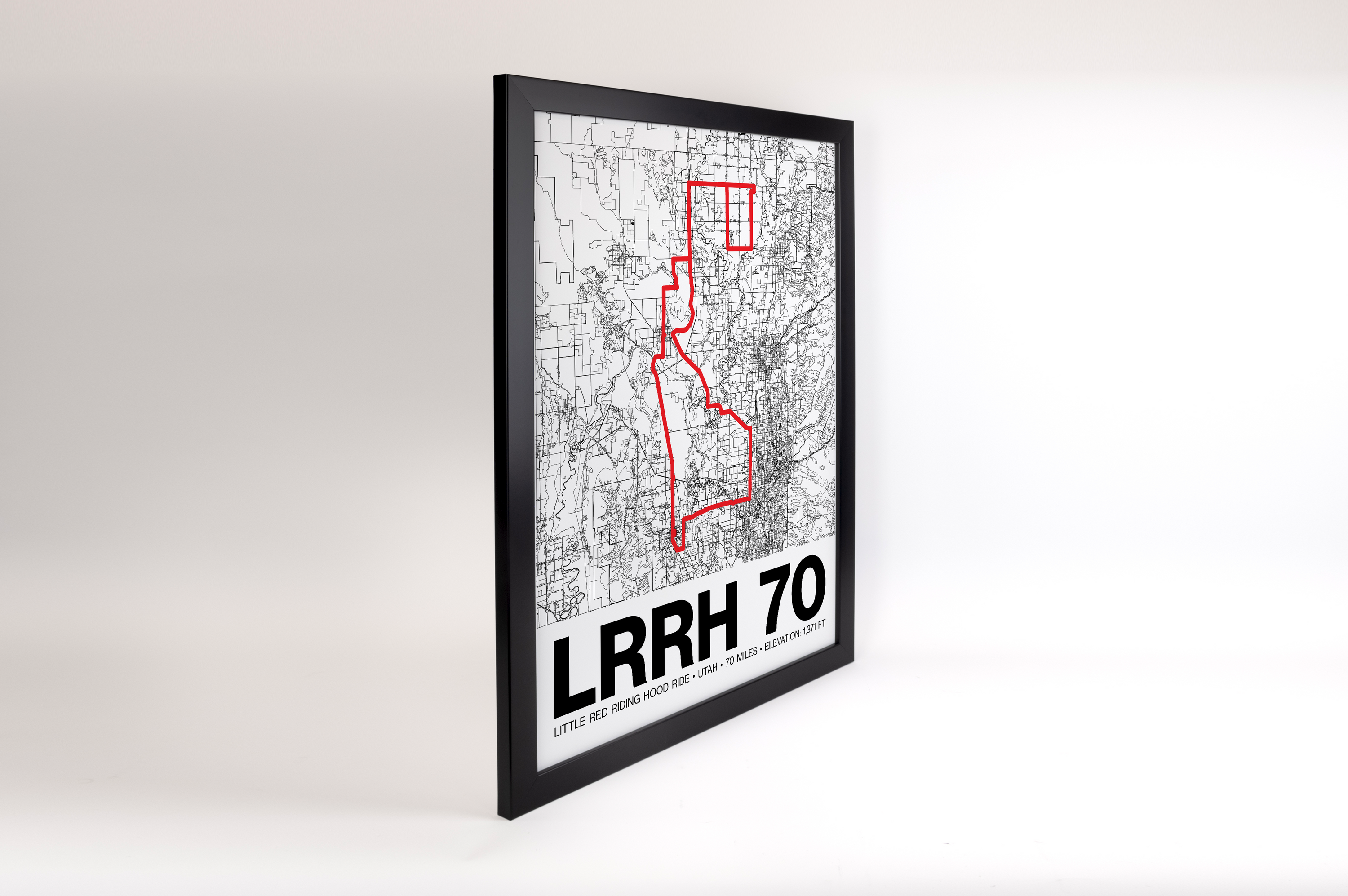 Little Red Riding Hood Ride 70 Miles Poster - Grid Style