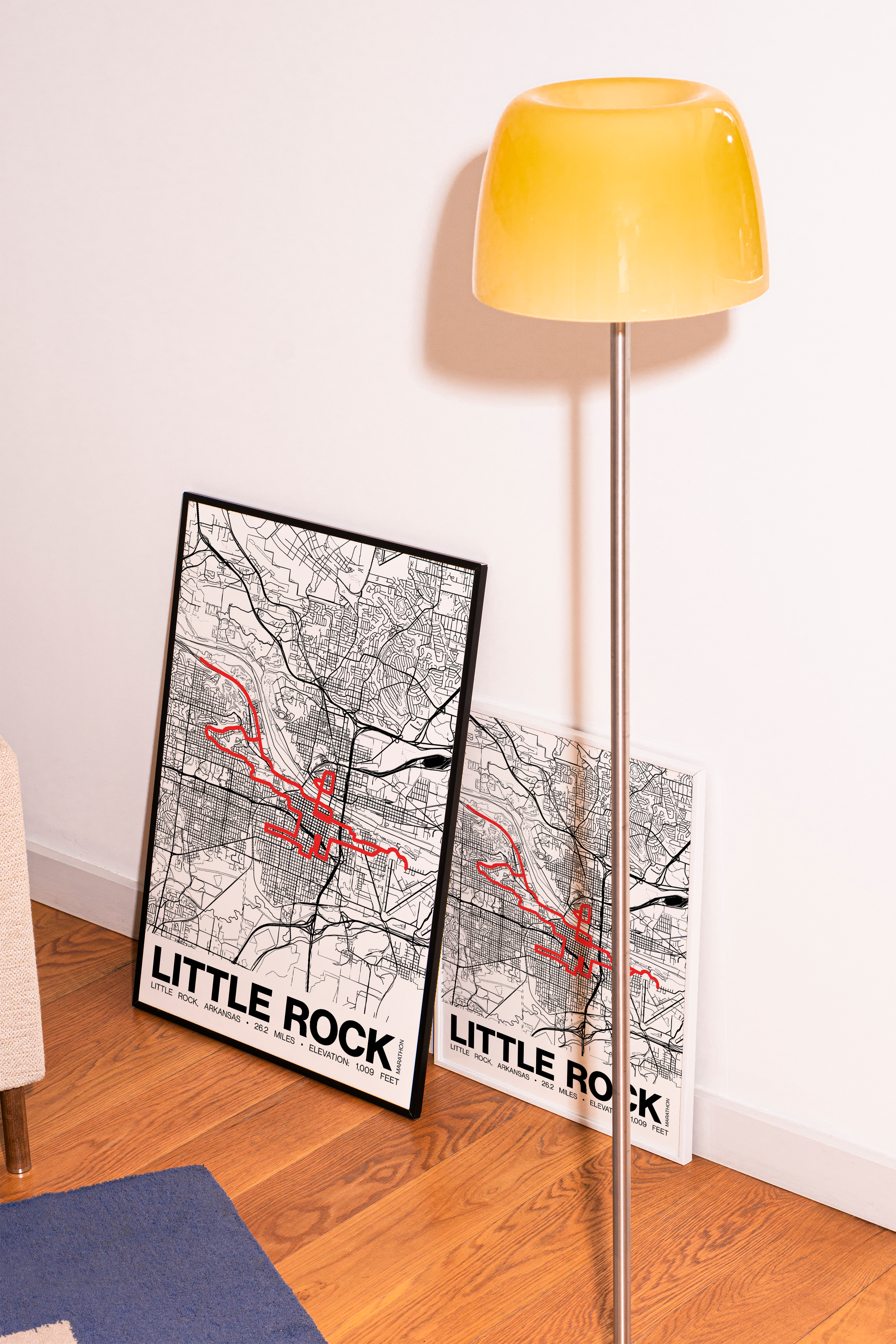 Little Rock Marathon Poster - Grid Style
