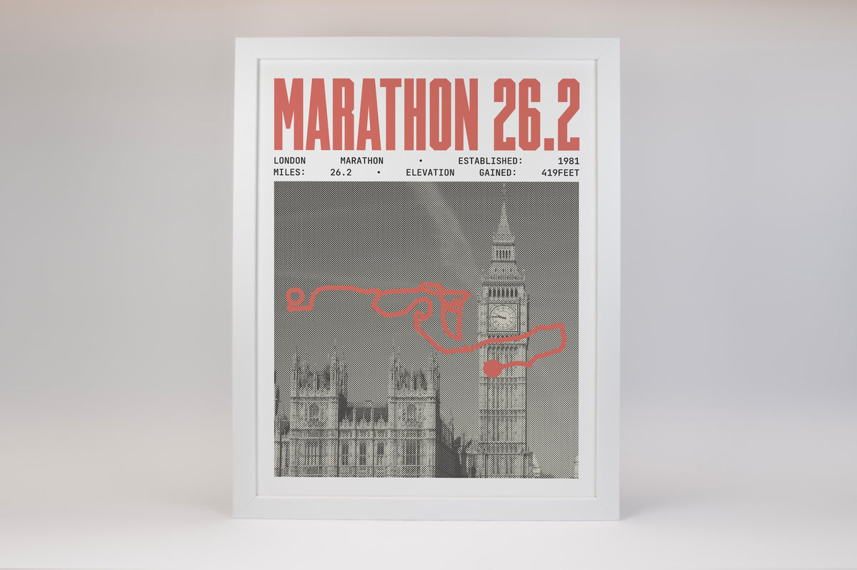 London Marathon Poster