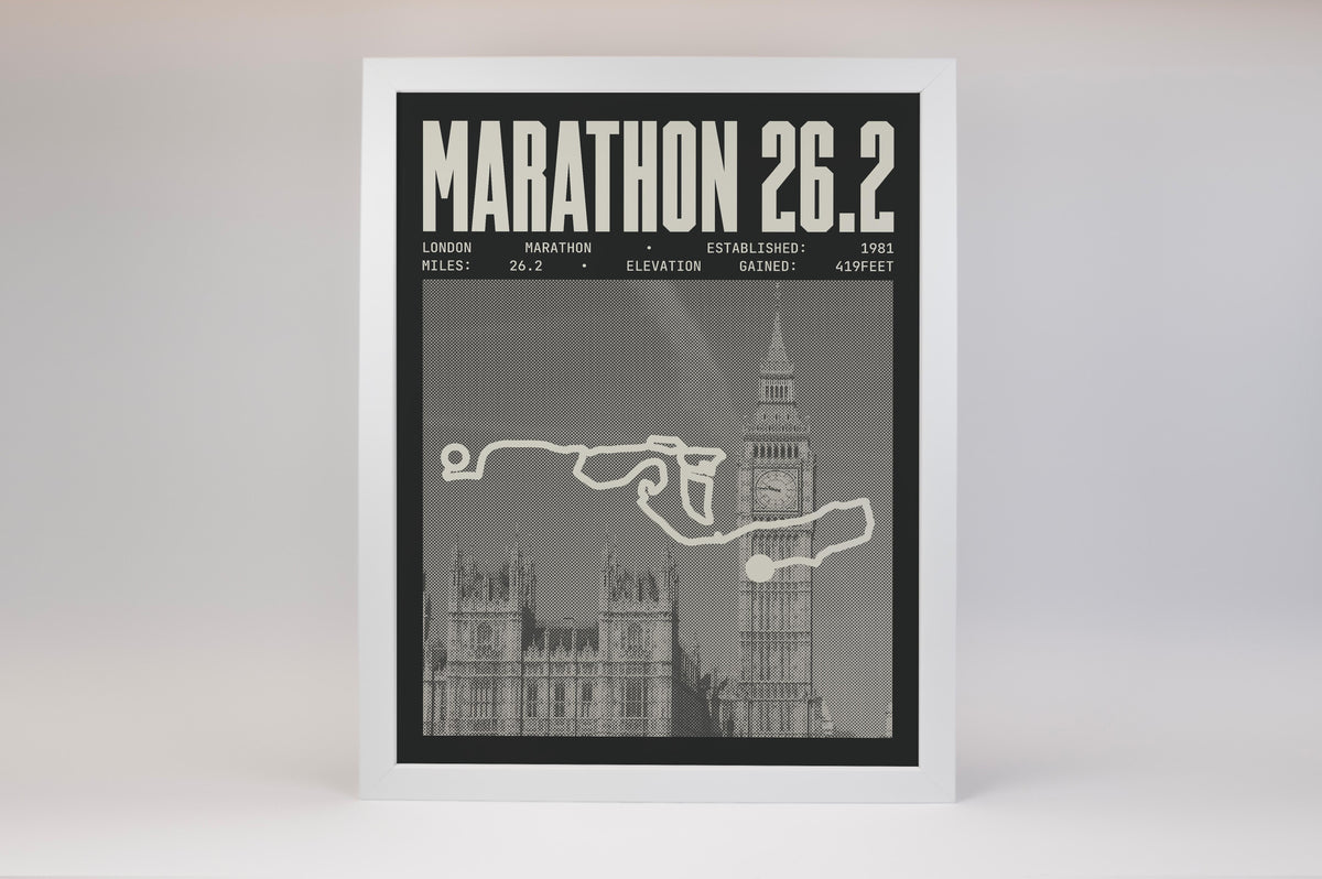 London Marathon Poster