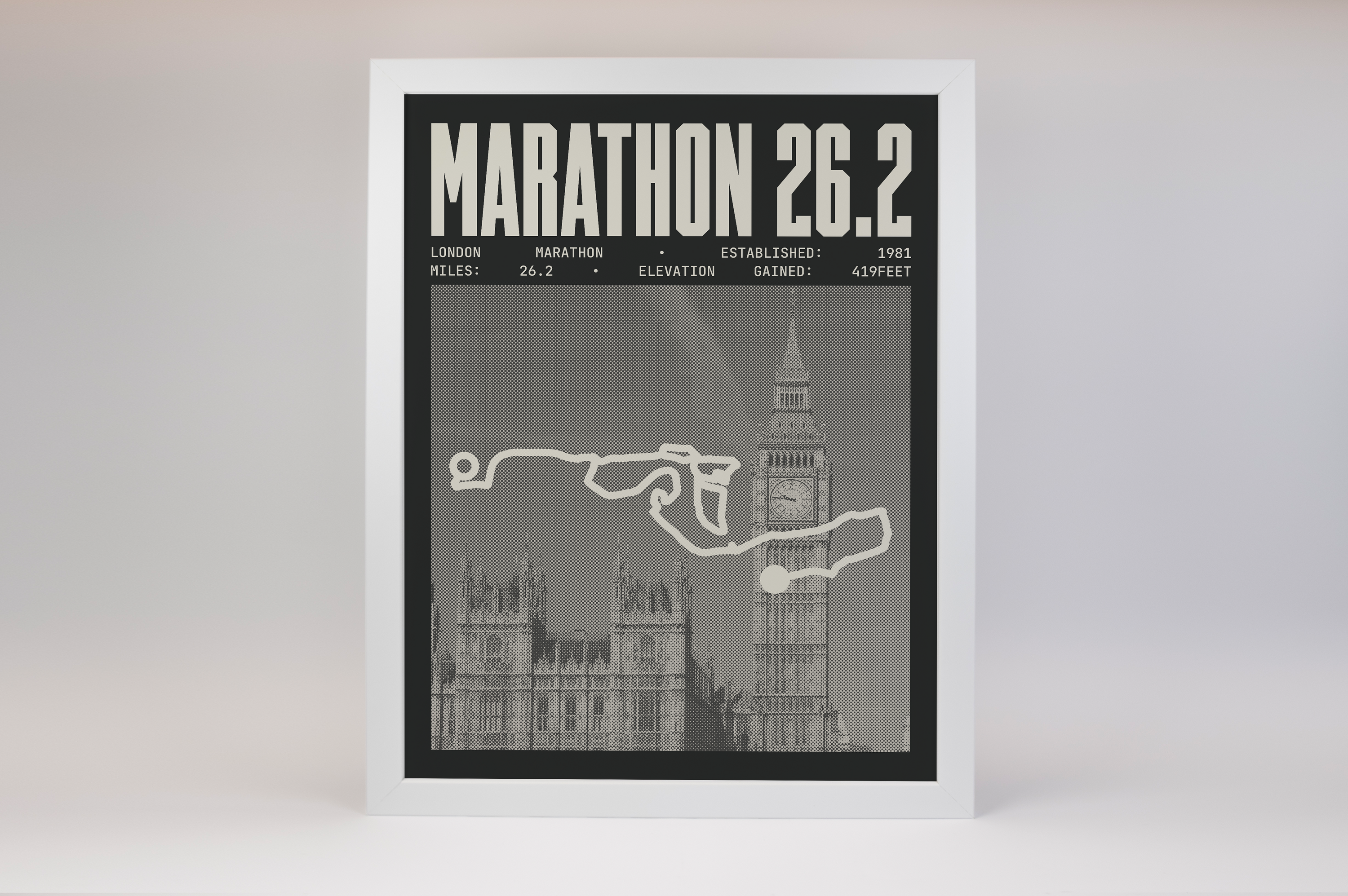 London Marathon Poster
