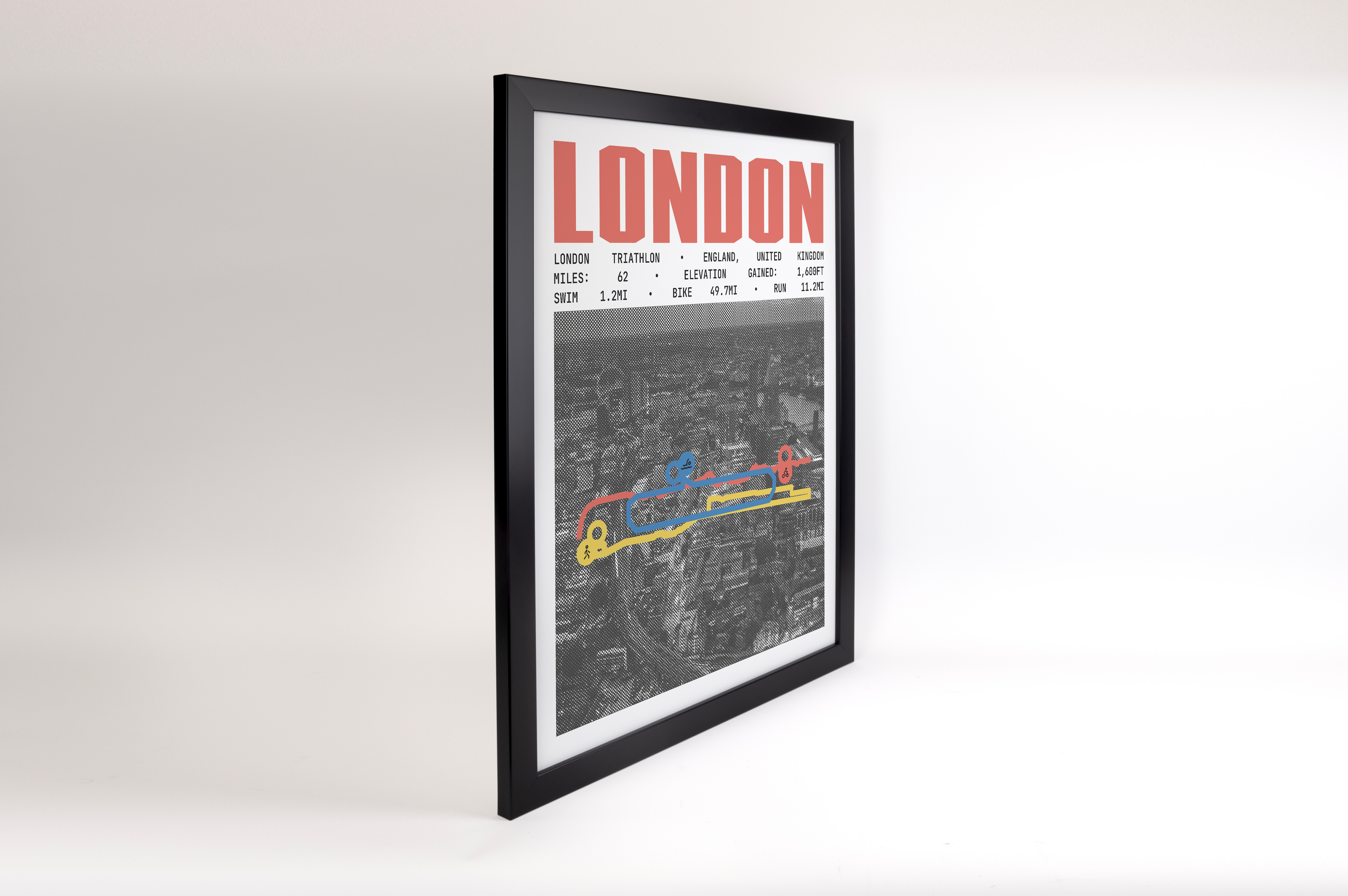 London Triathlon Poster