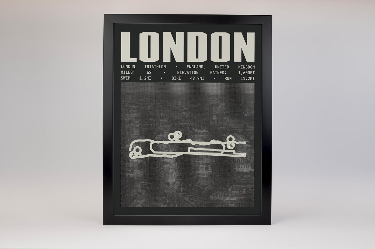 London Triathlon Poster