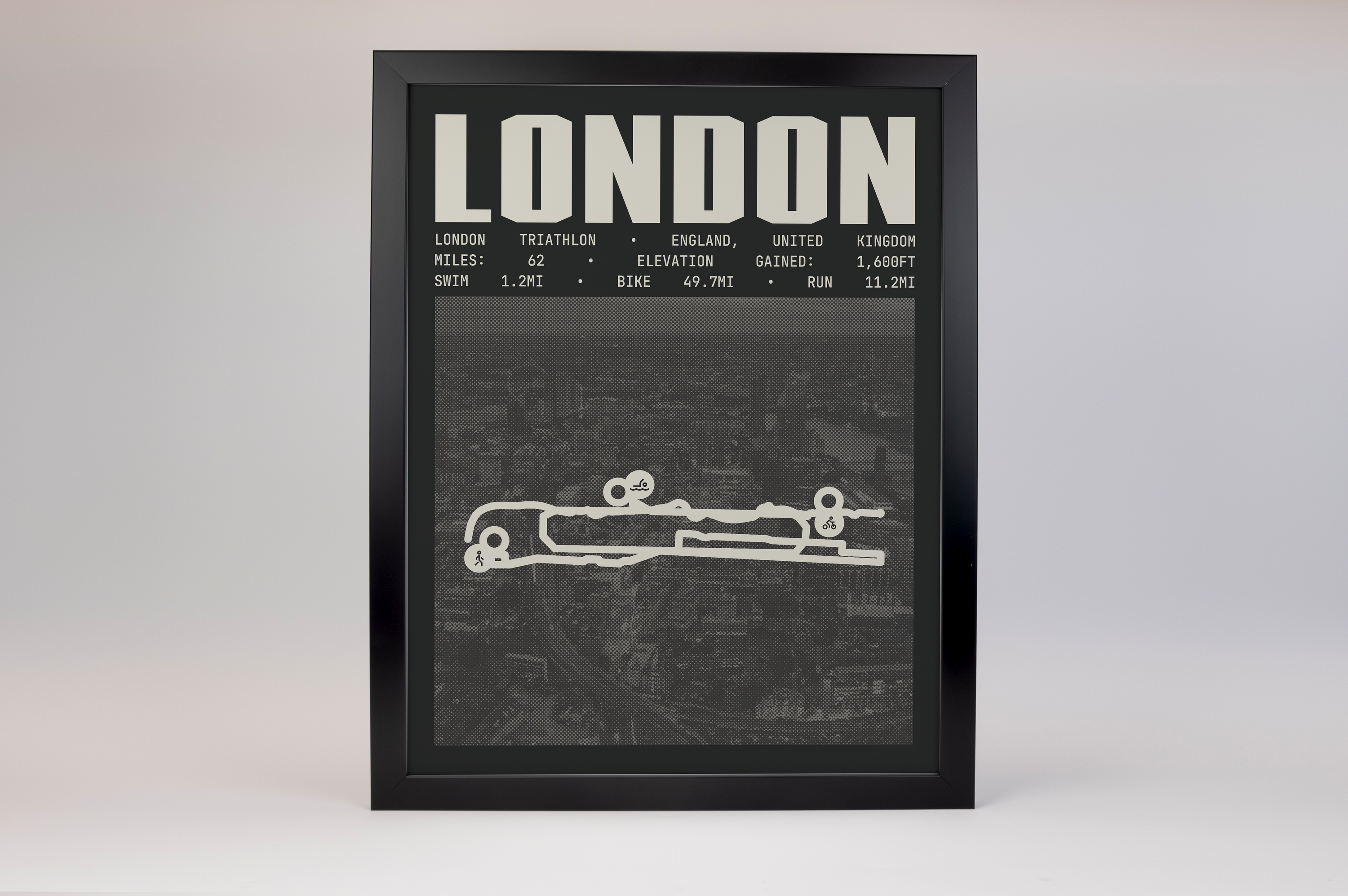 London Triathlon Poster