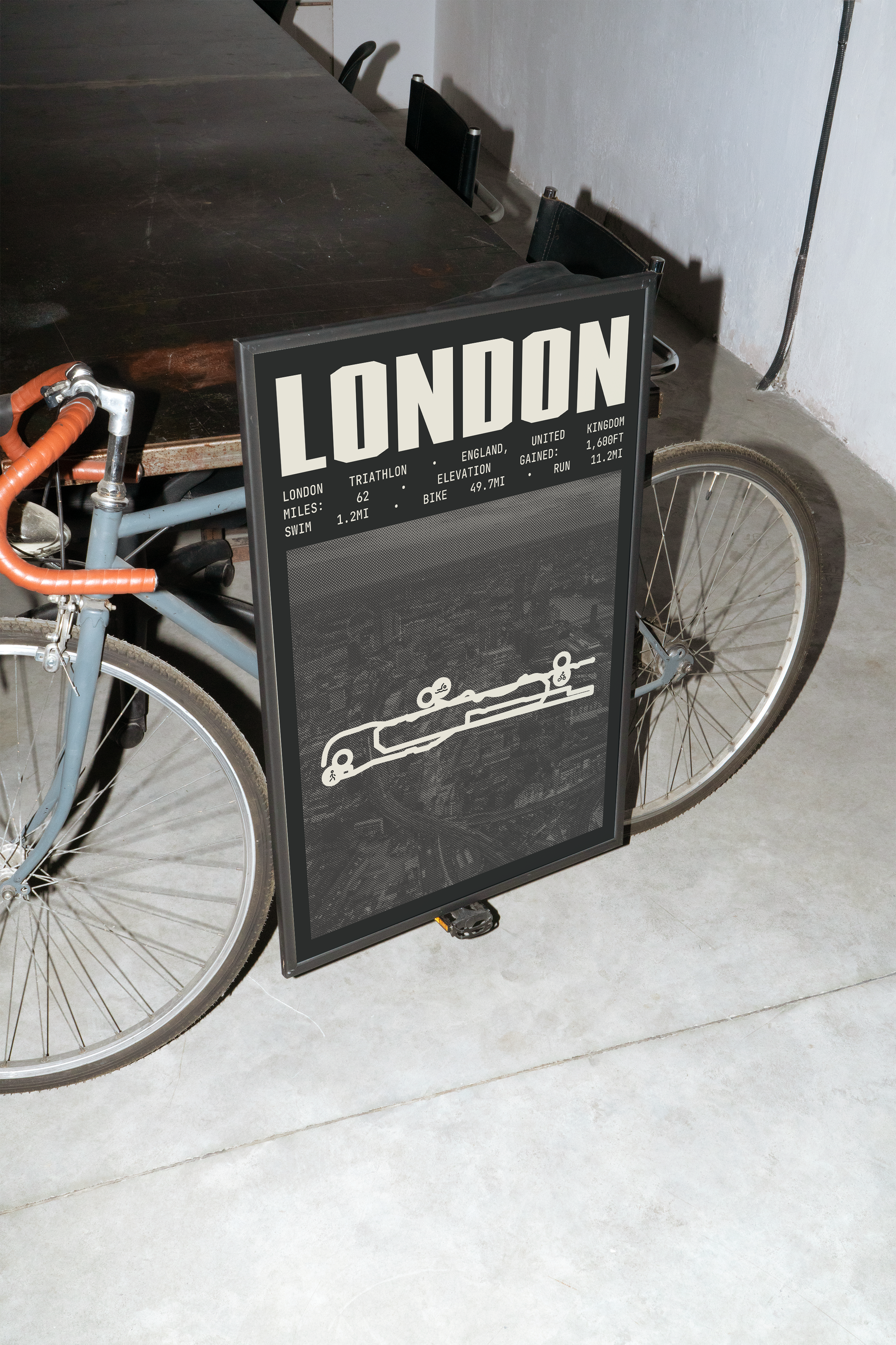 London Triathlon Poster