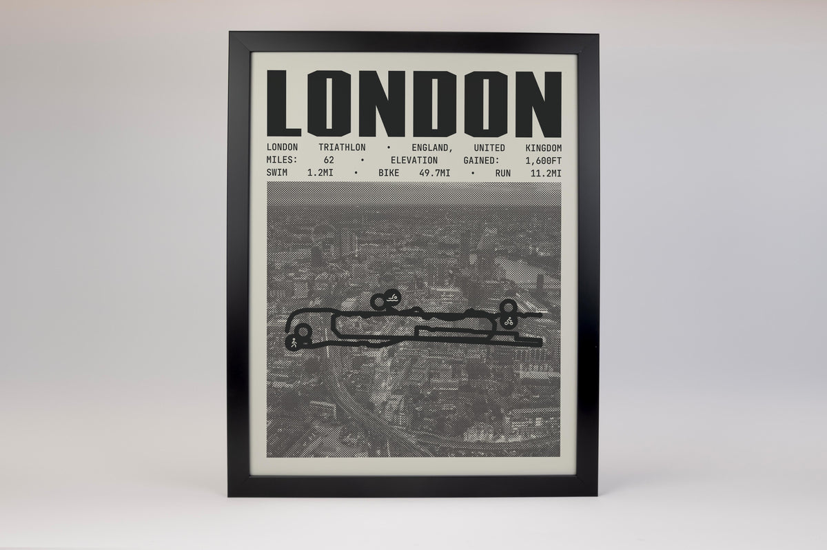 London Triathlon Poster