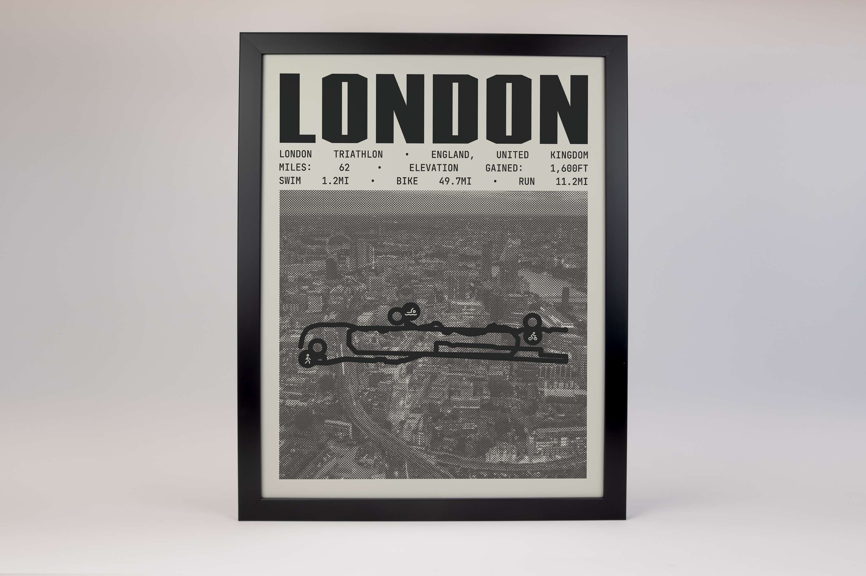 London Triathlon Poster