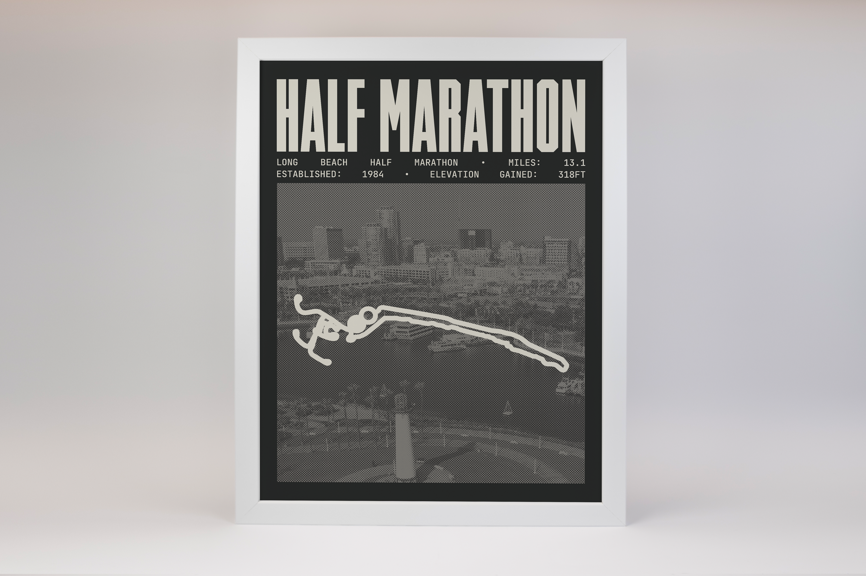 Long Beach Half Marathon Poster