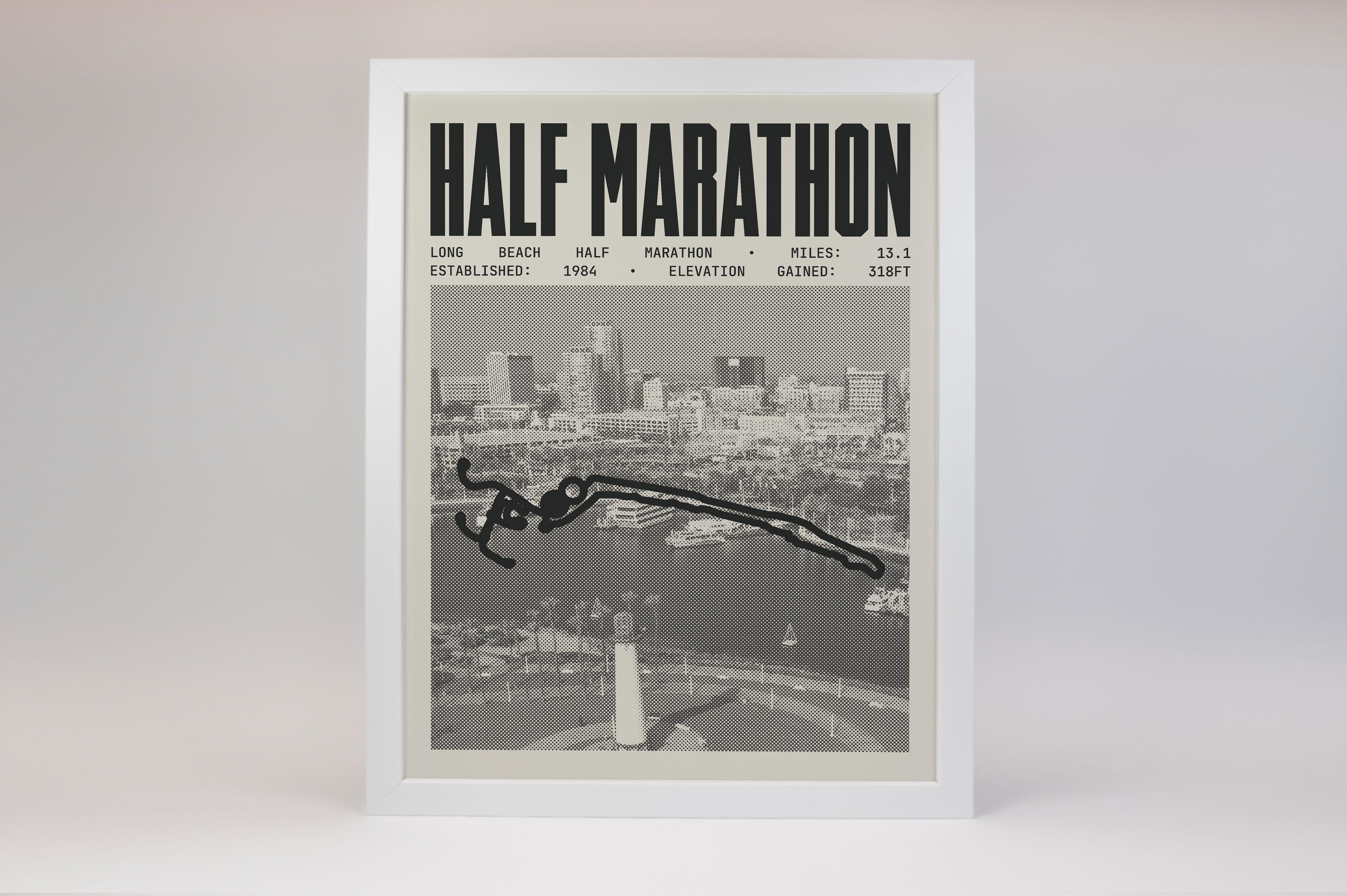 Long Beach Half Marathon Poster