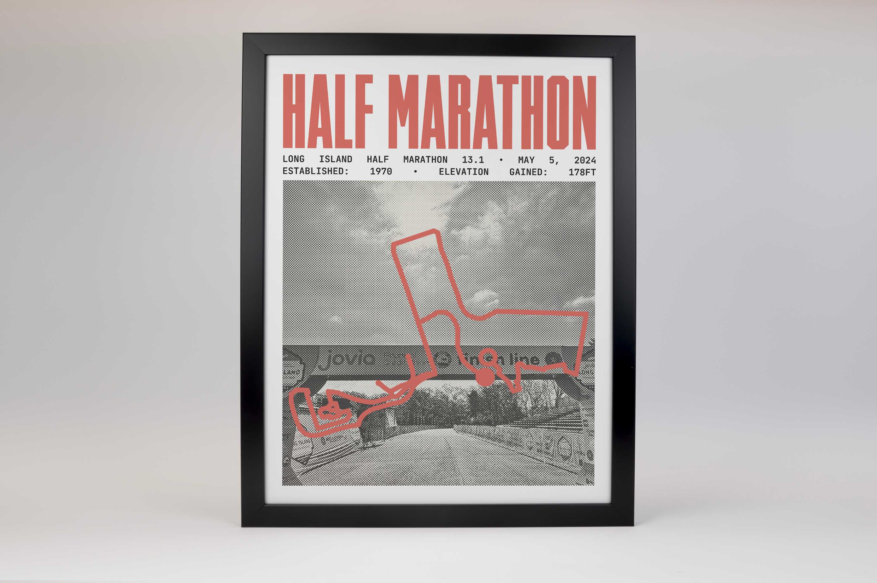 Long Island Half-Marathon Poster