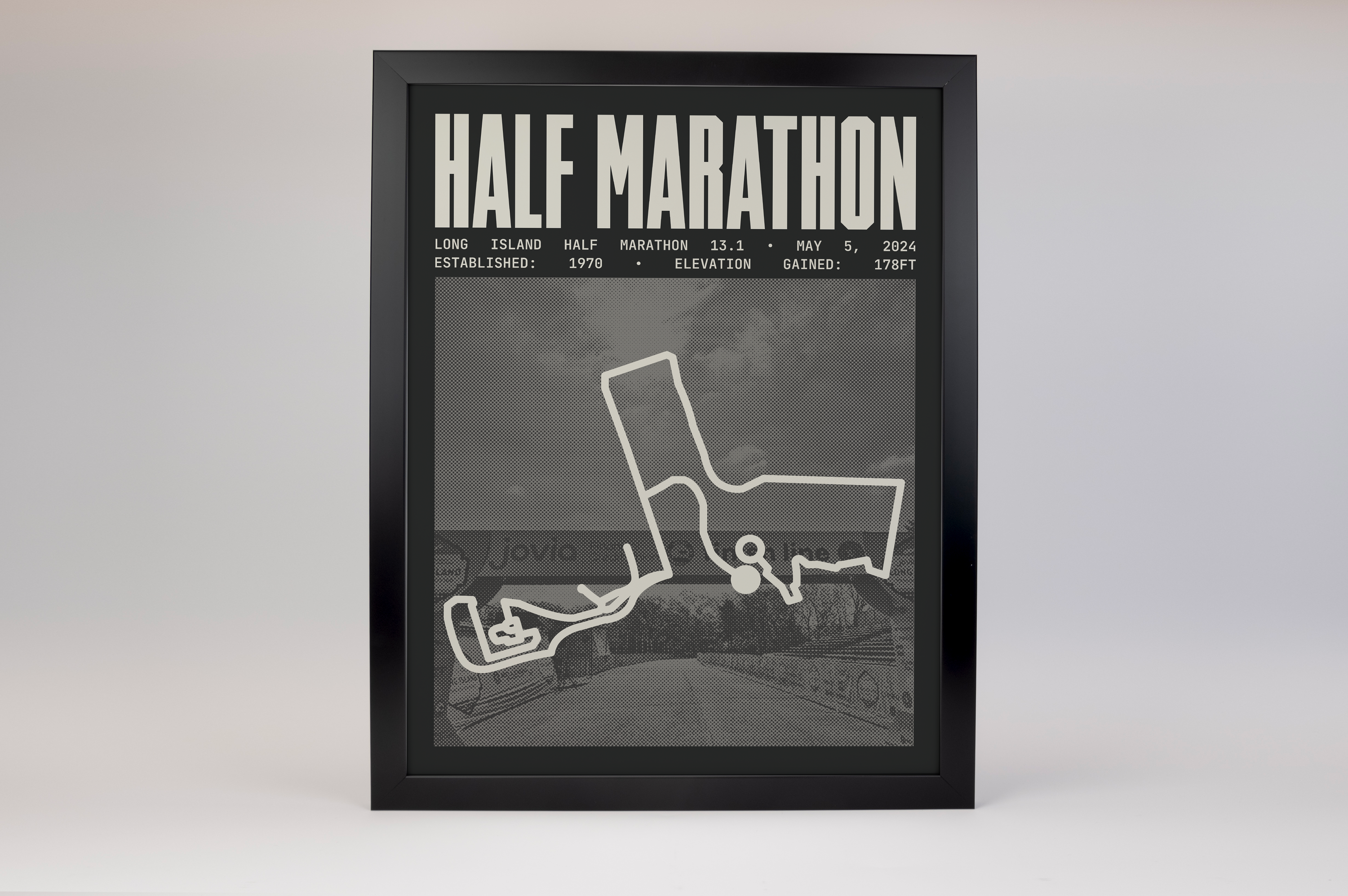 Long Island Half-Marathon Poster