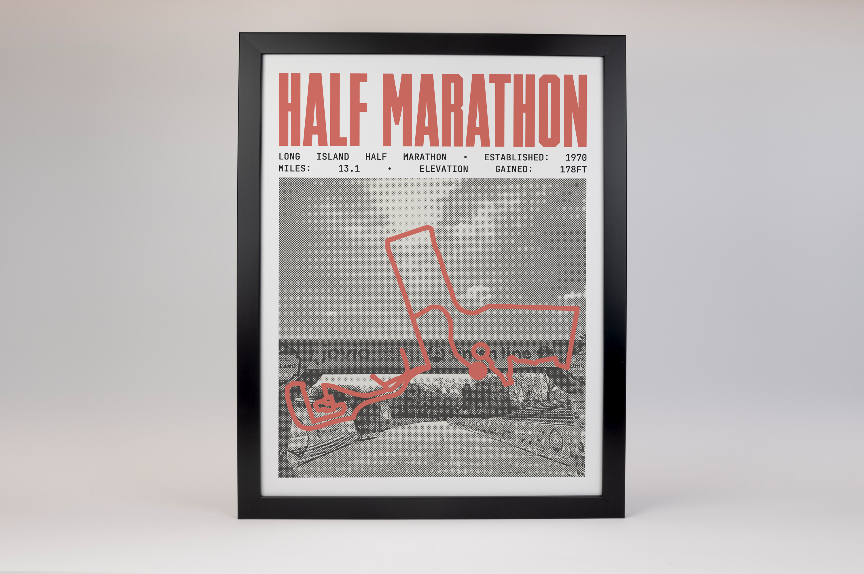 Long Island Half-Marathon Poster