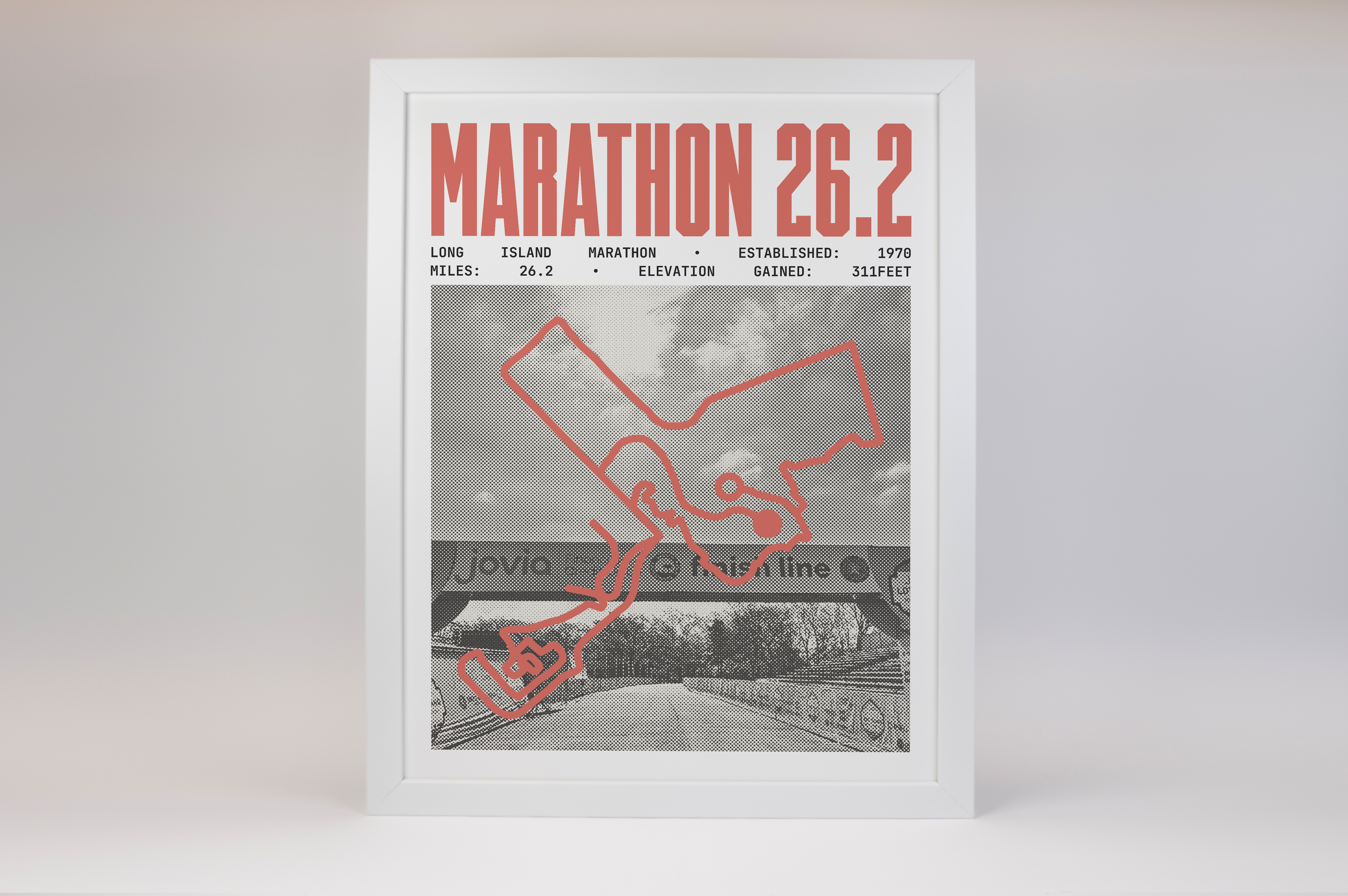 Long Island Marathon Poster