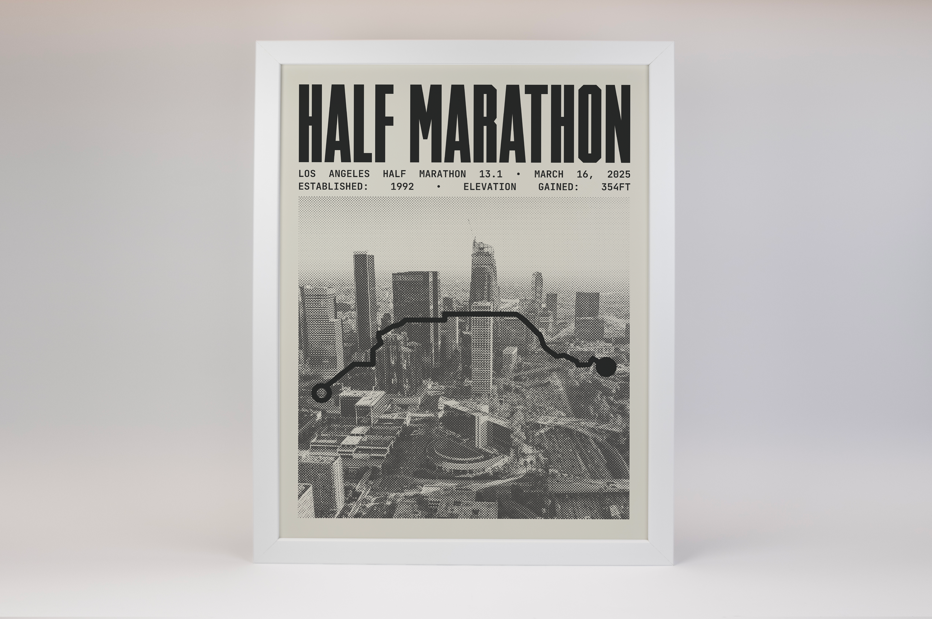 Los Angeles Half-Marathon Poster