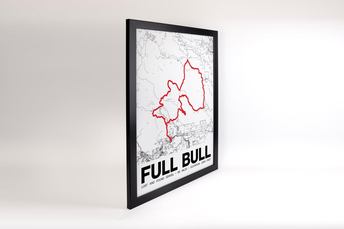 Lost and Found Gravel FULL BULL Poster - Grid Style