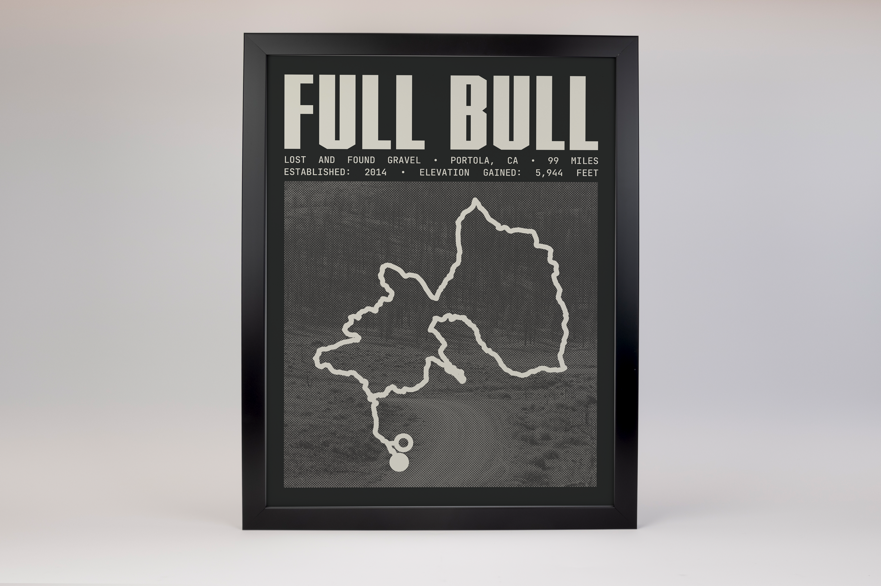 Lost and Found Gravel - FULL BULL Poster