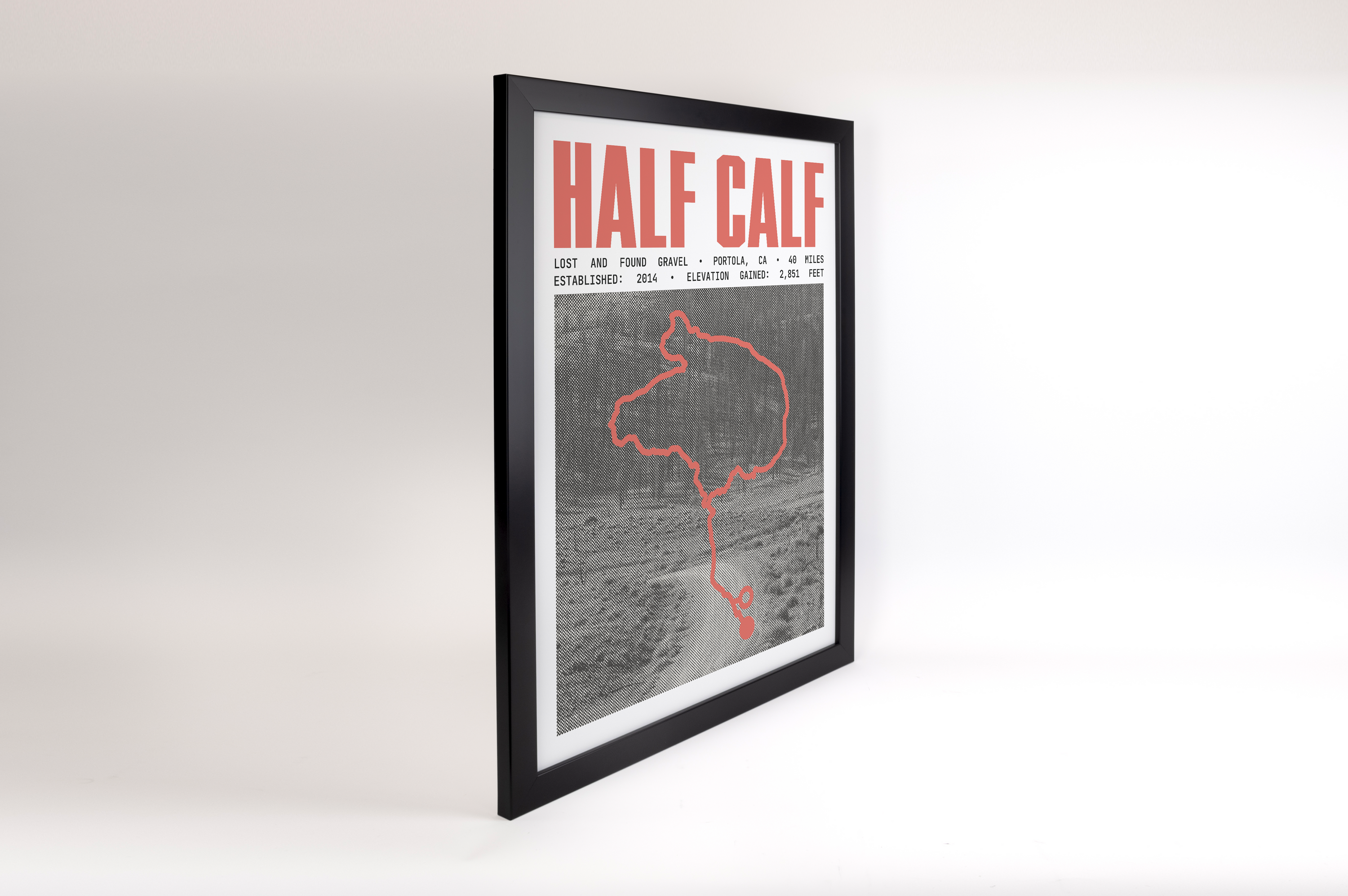 Lost and Found Gravel - HALF CALF Poster