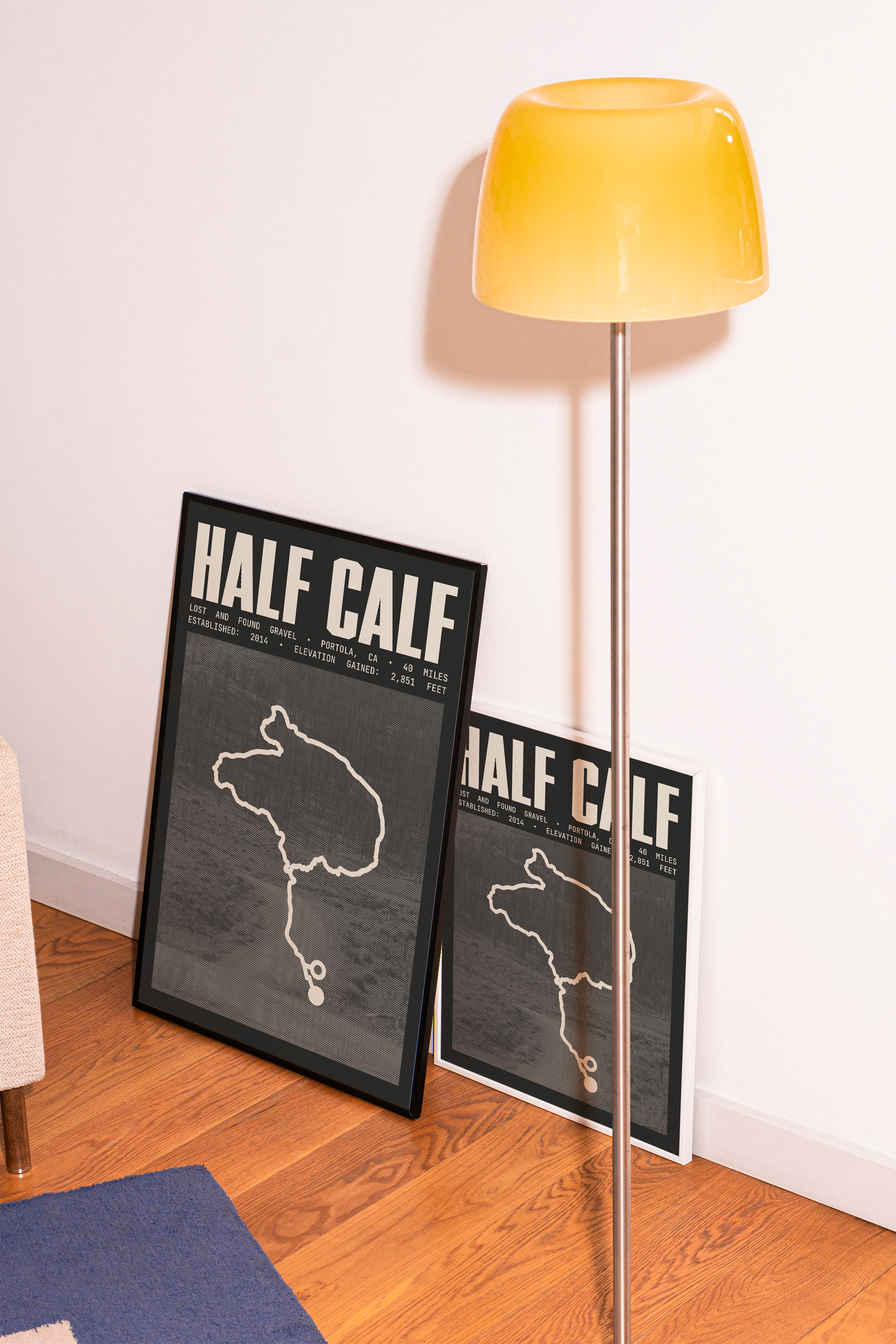 Lost and Found Gravel - HALF CALF Poster