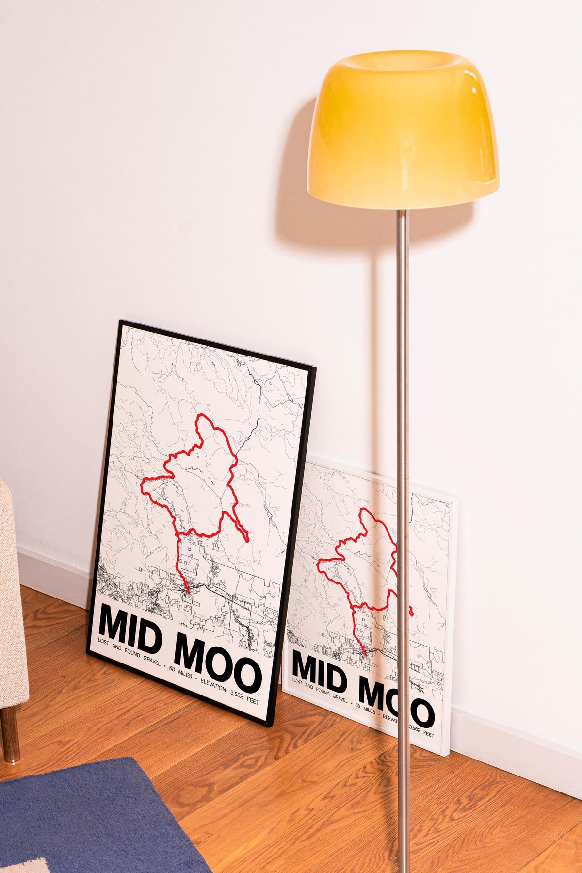Lost and Found Gravel MID MOO Poster - Grid Style