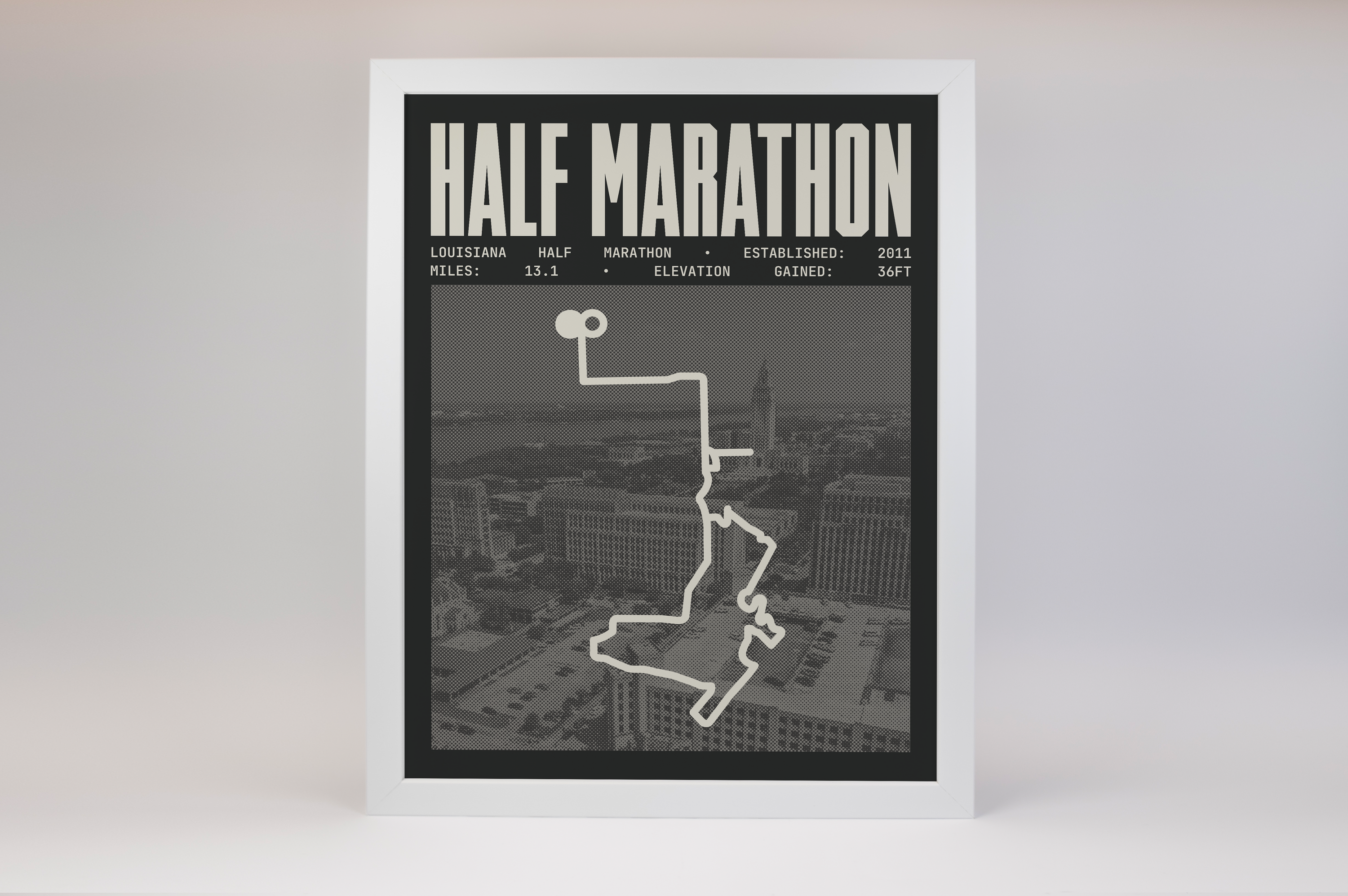 Louisiana Half-Marathon Poster