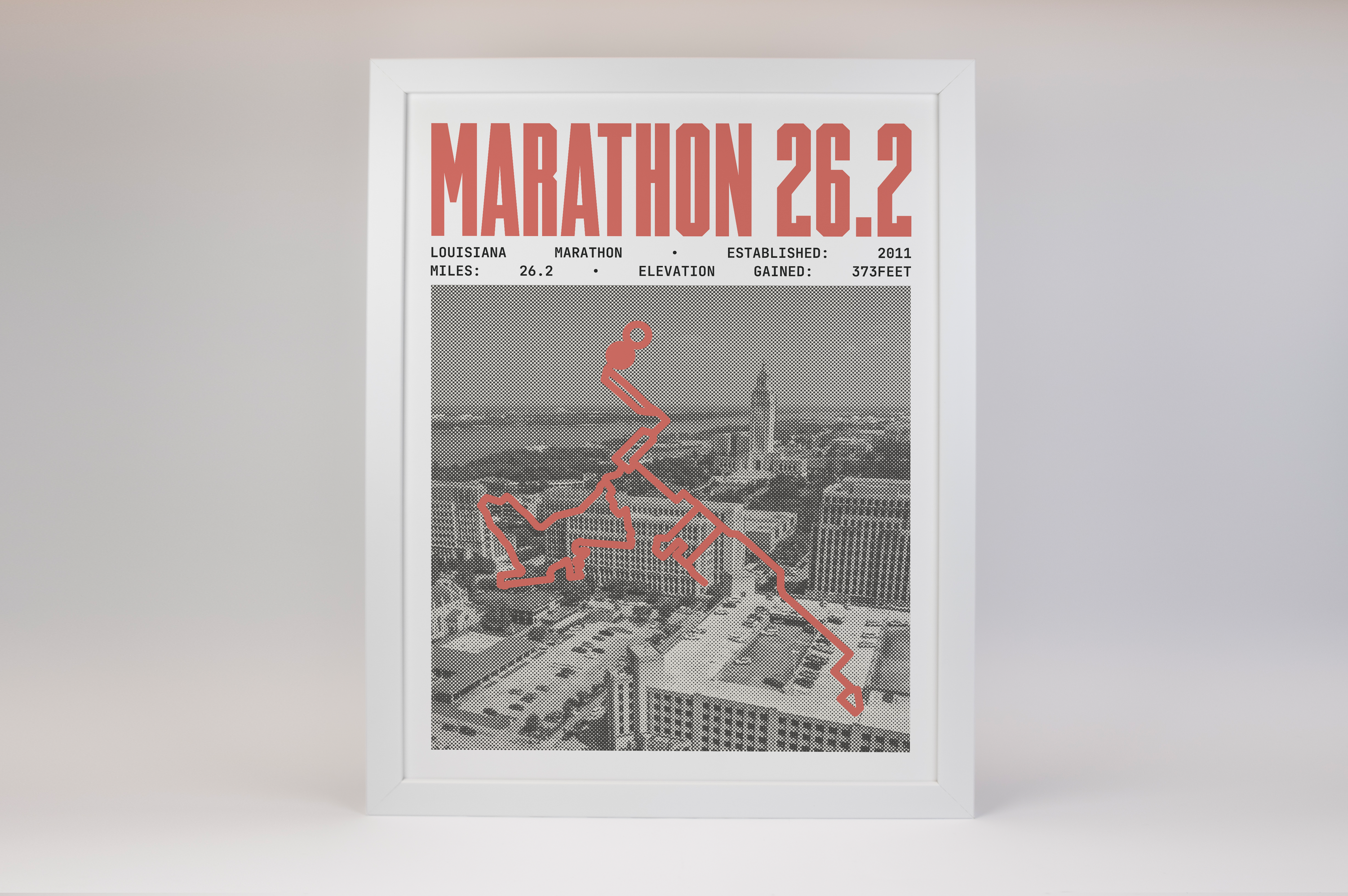 Louisiana Marathon Poster