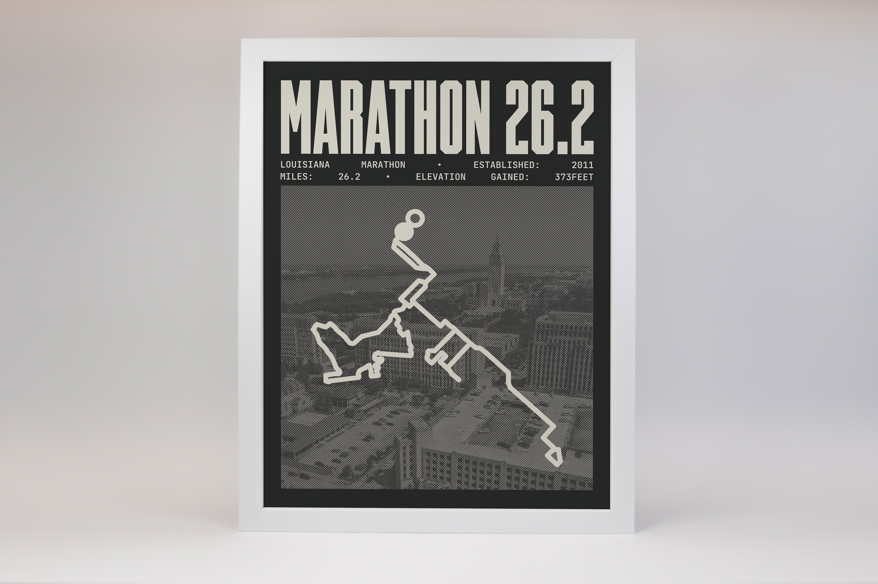 Louisiana Marathon Poster