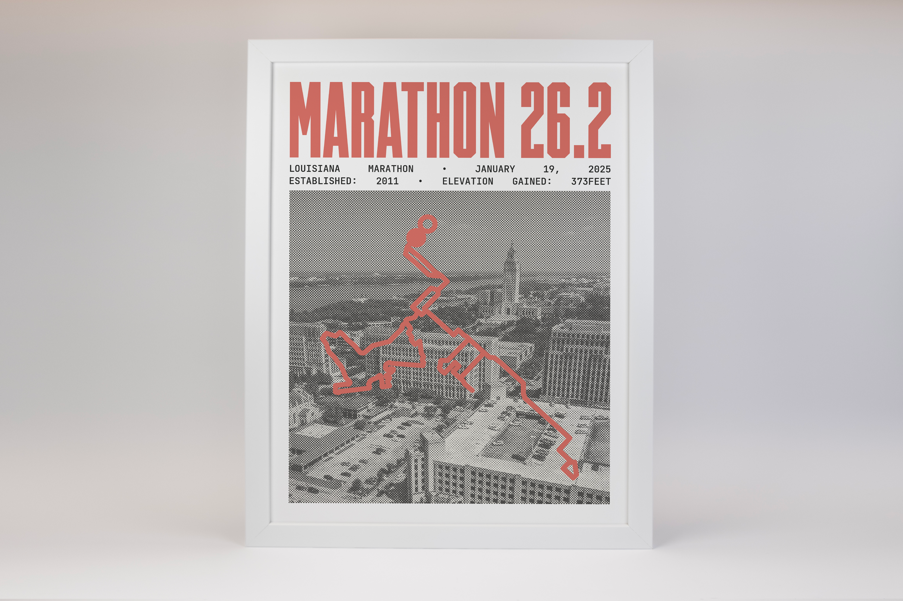 Louisiana Marathon Poster