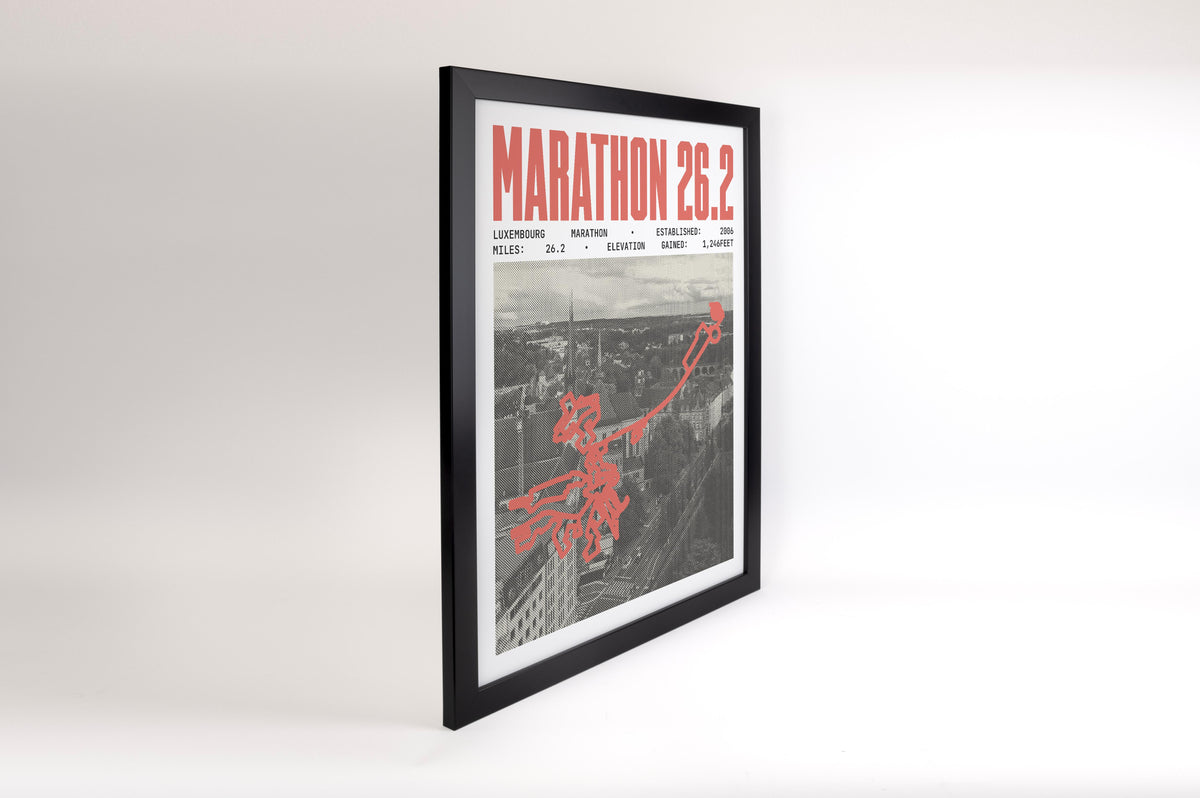 Luxembourg Marathon Poster