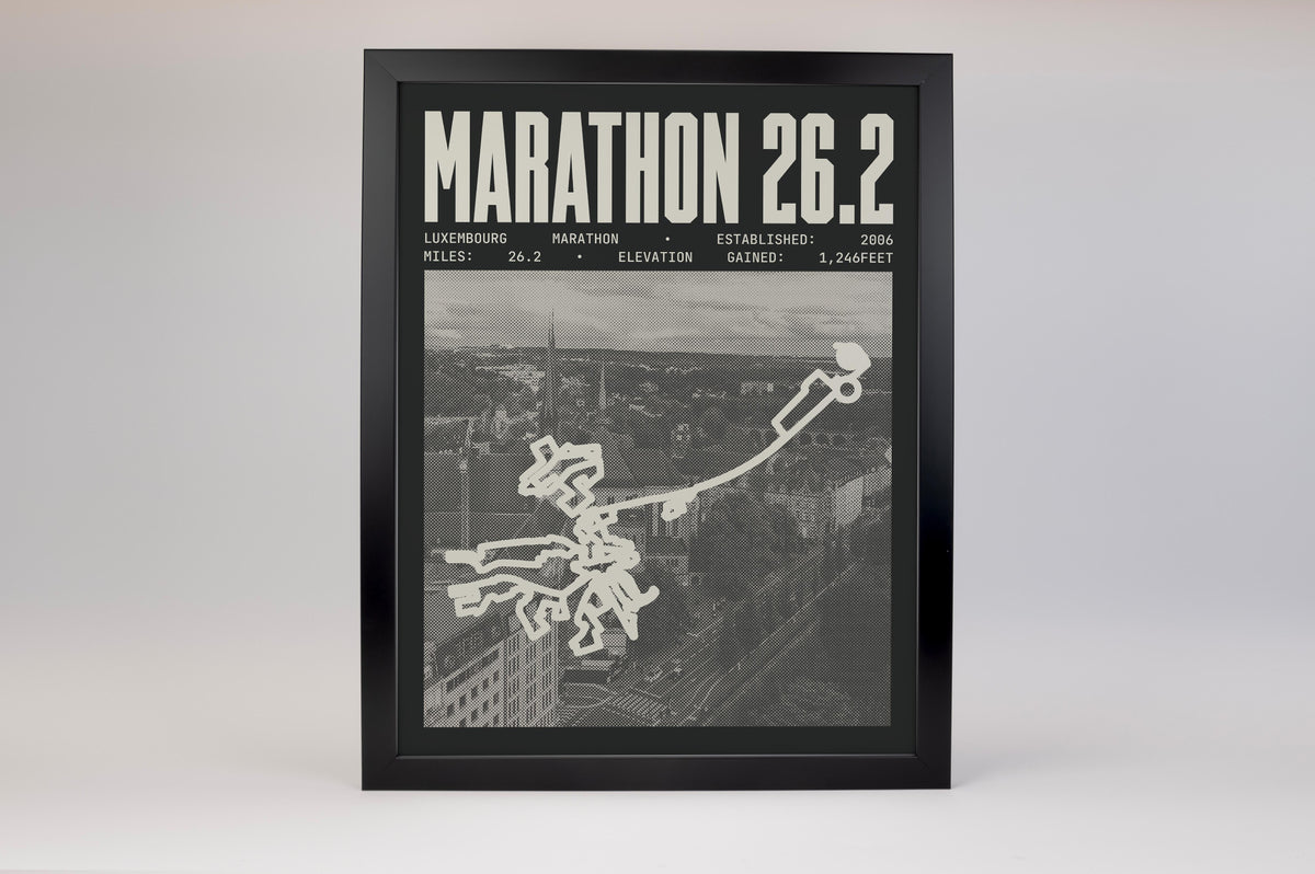 Luxembourg Marathon Poster