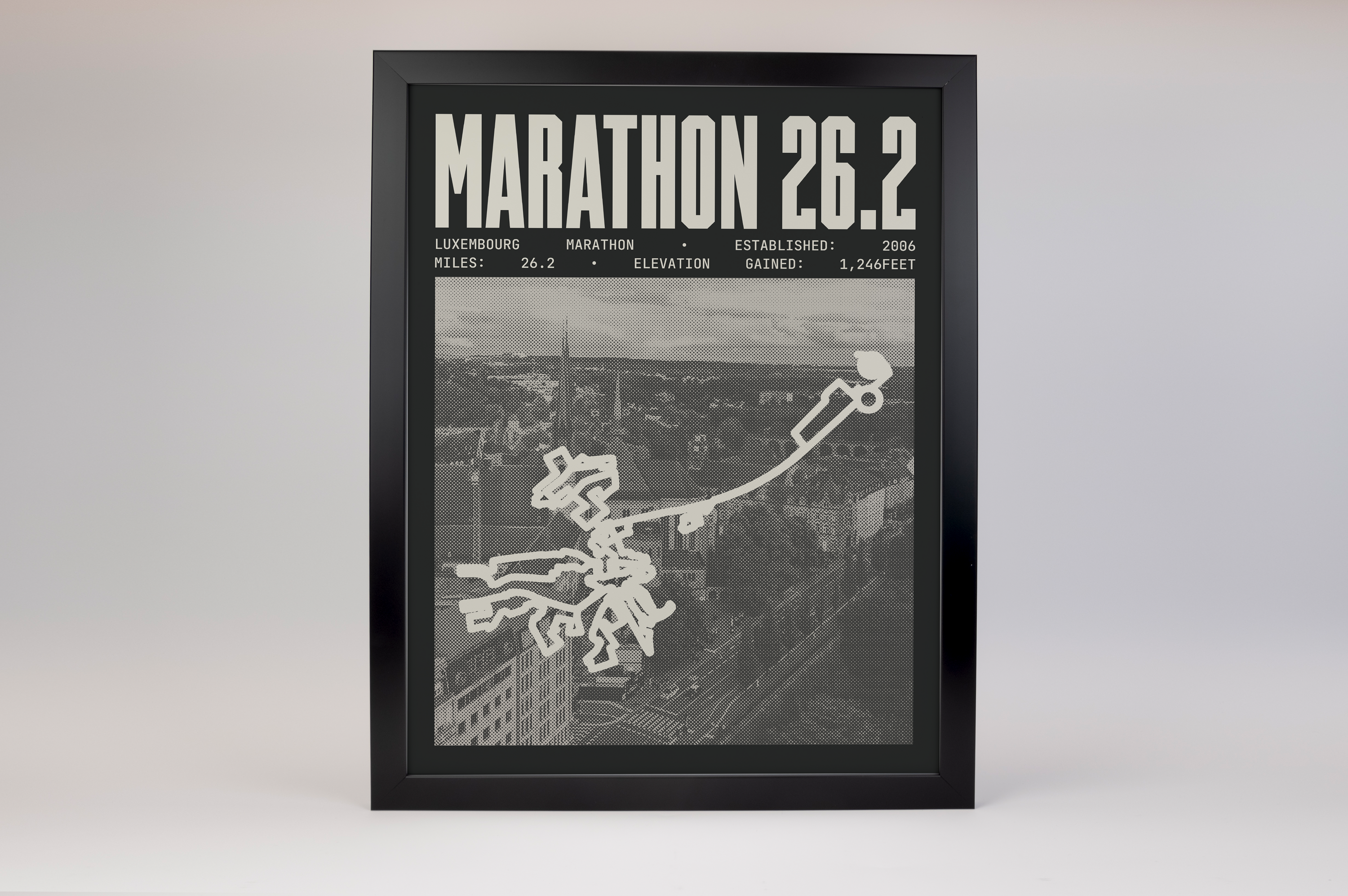 Luxembourg Marathon Poster