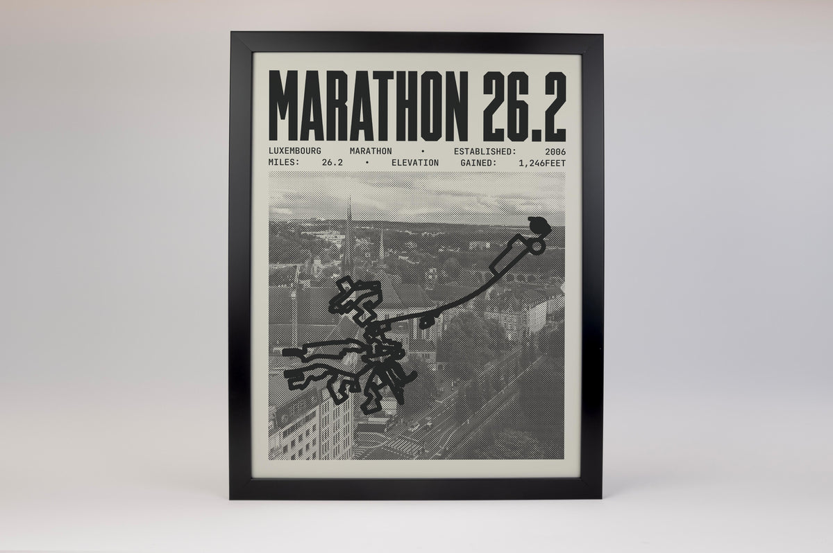 Luxembourg Marathon Poster