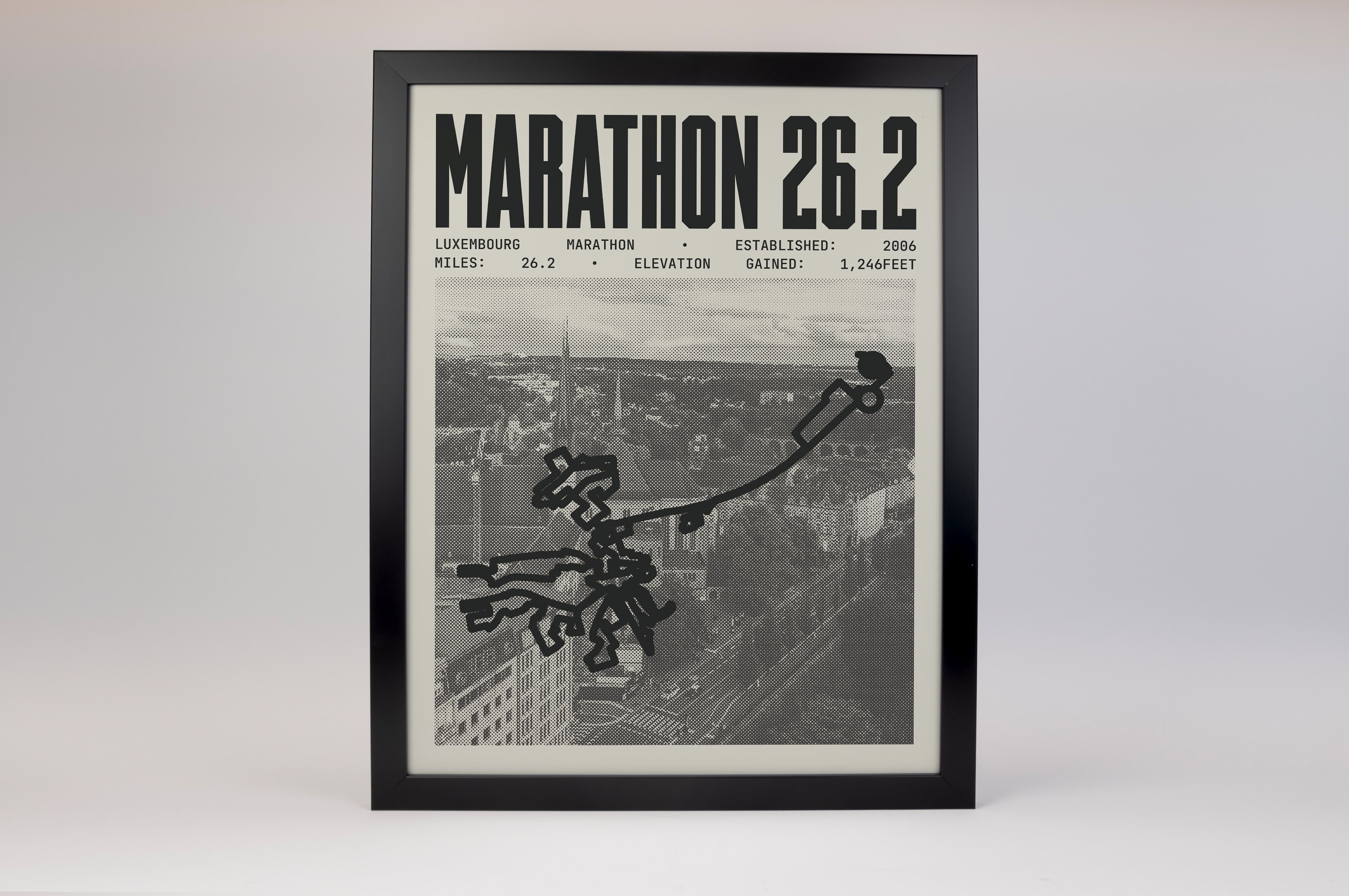 Luxembourg Marathon Poster