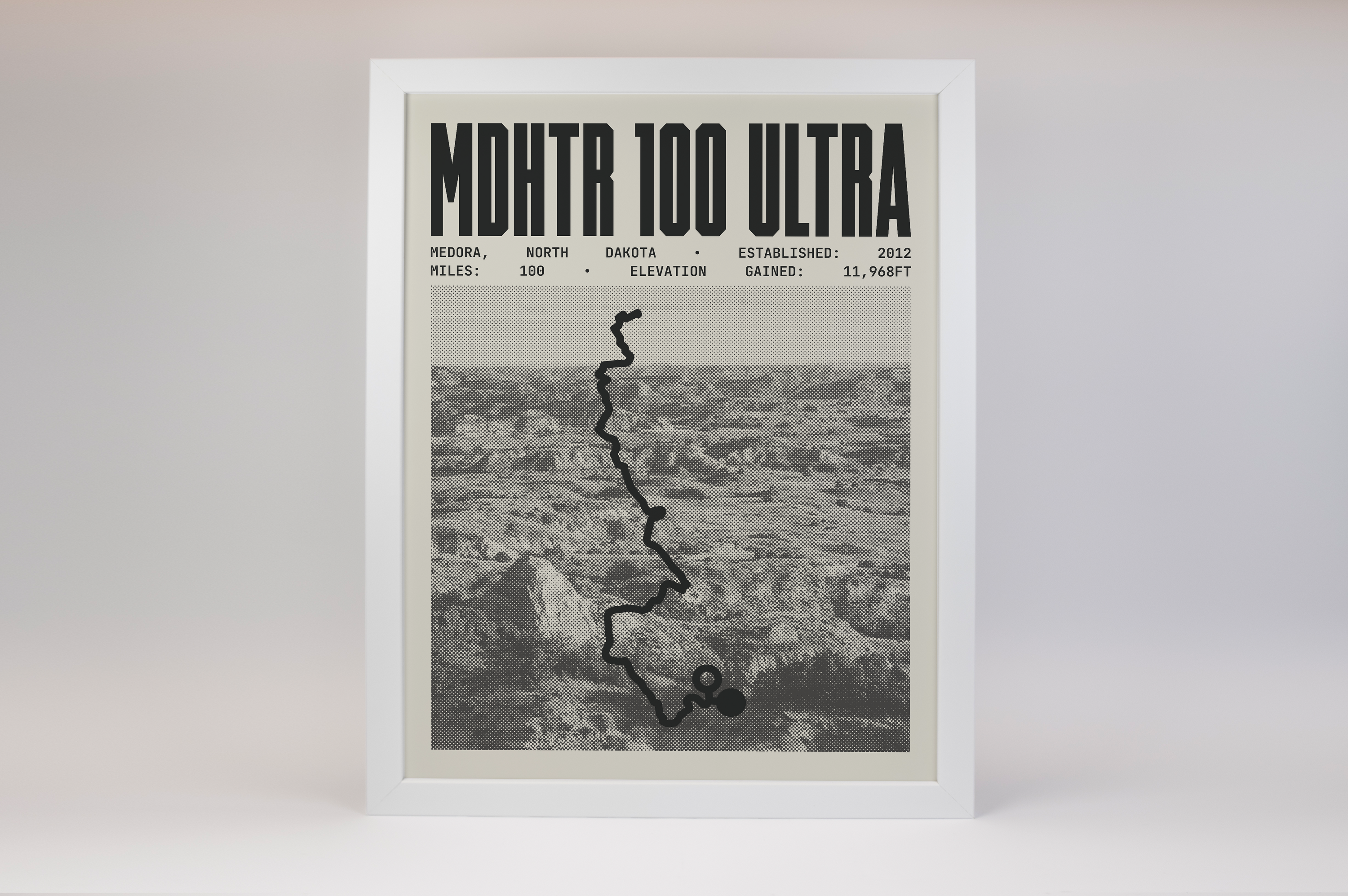 MDHTR 100 ULTRA Endurance Run Poster