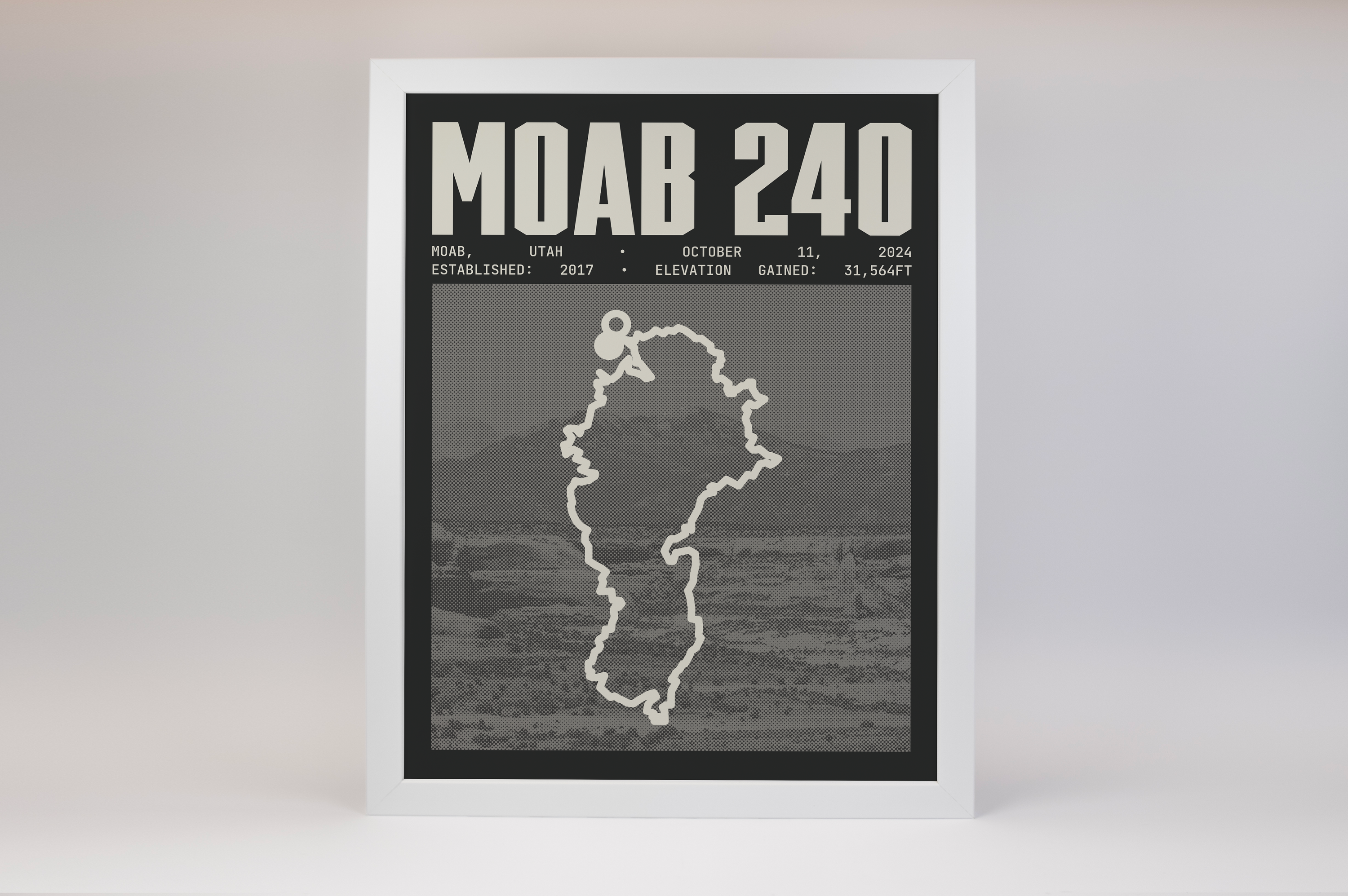 MOAB 240 Endurance Run Poster