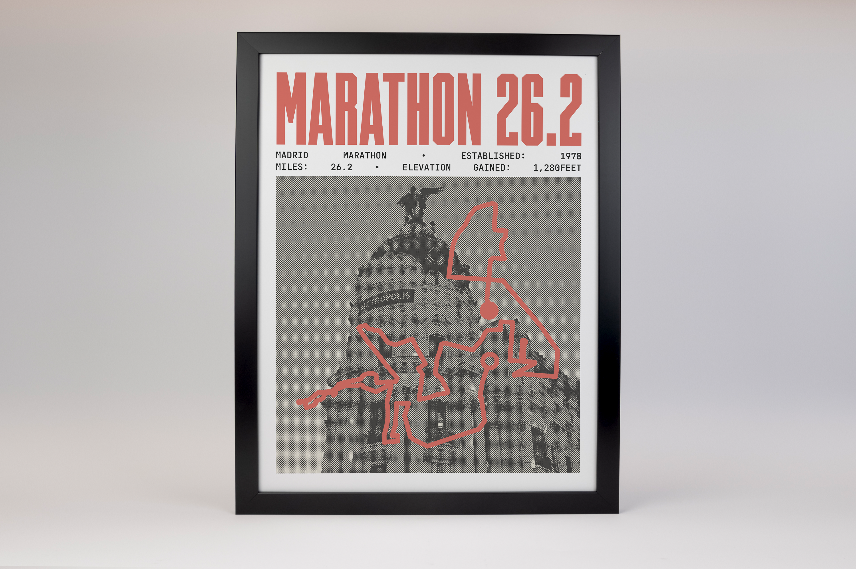 Madrid Marathon Poster