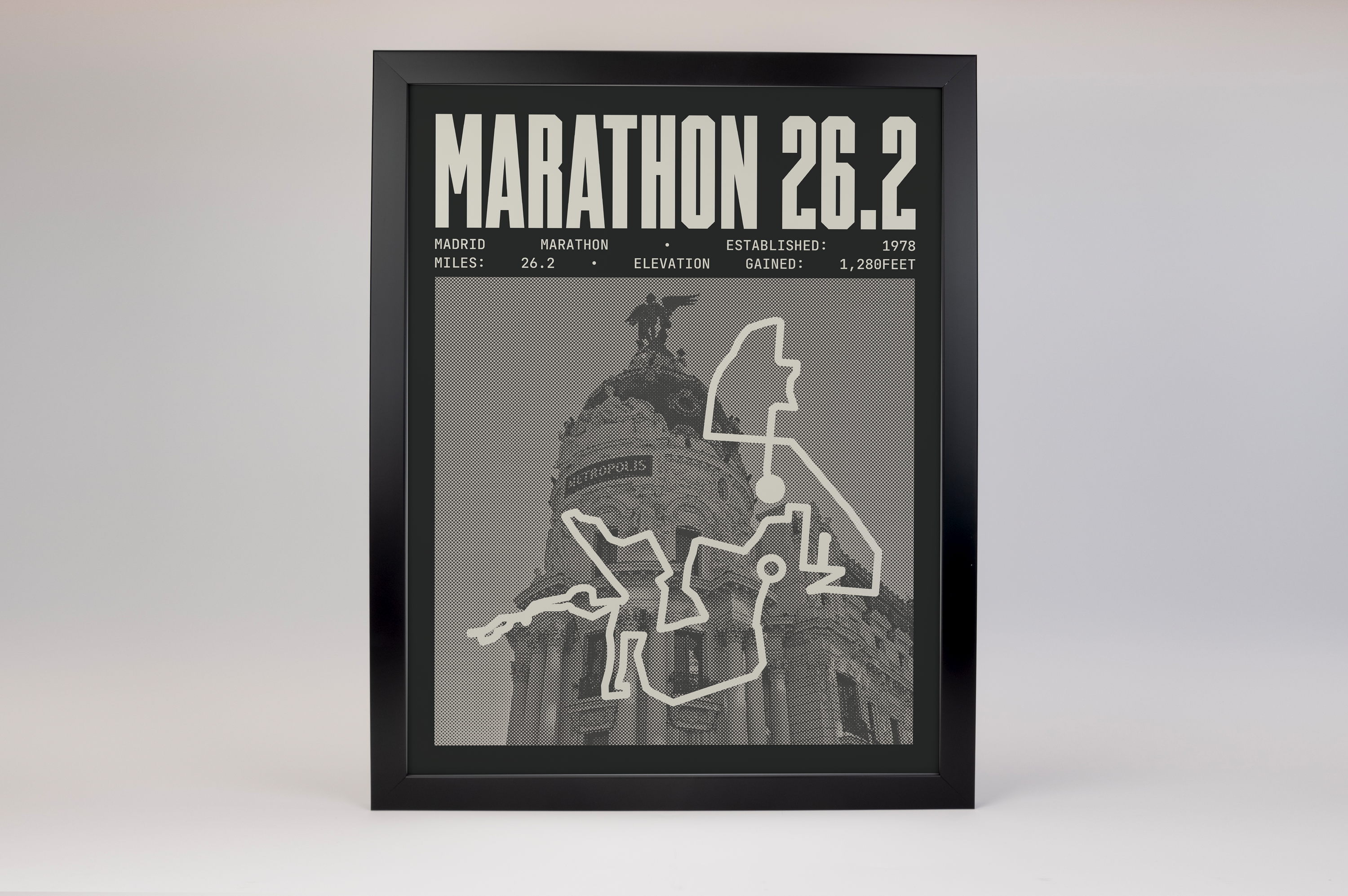Madrid Marathon Poster