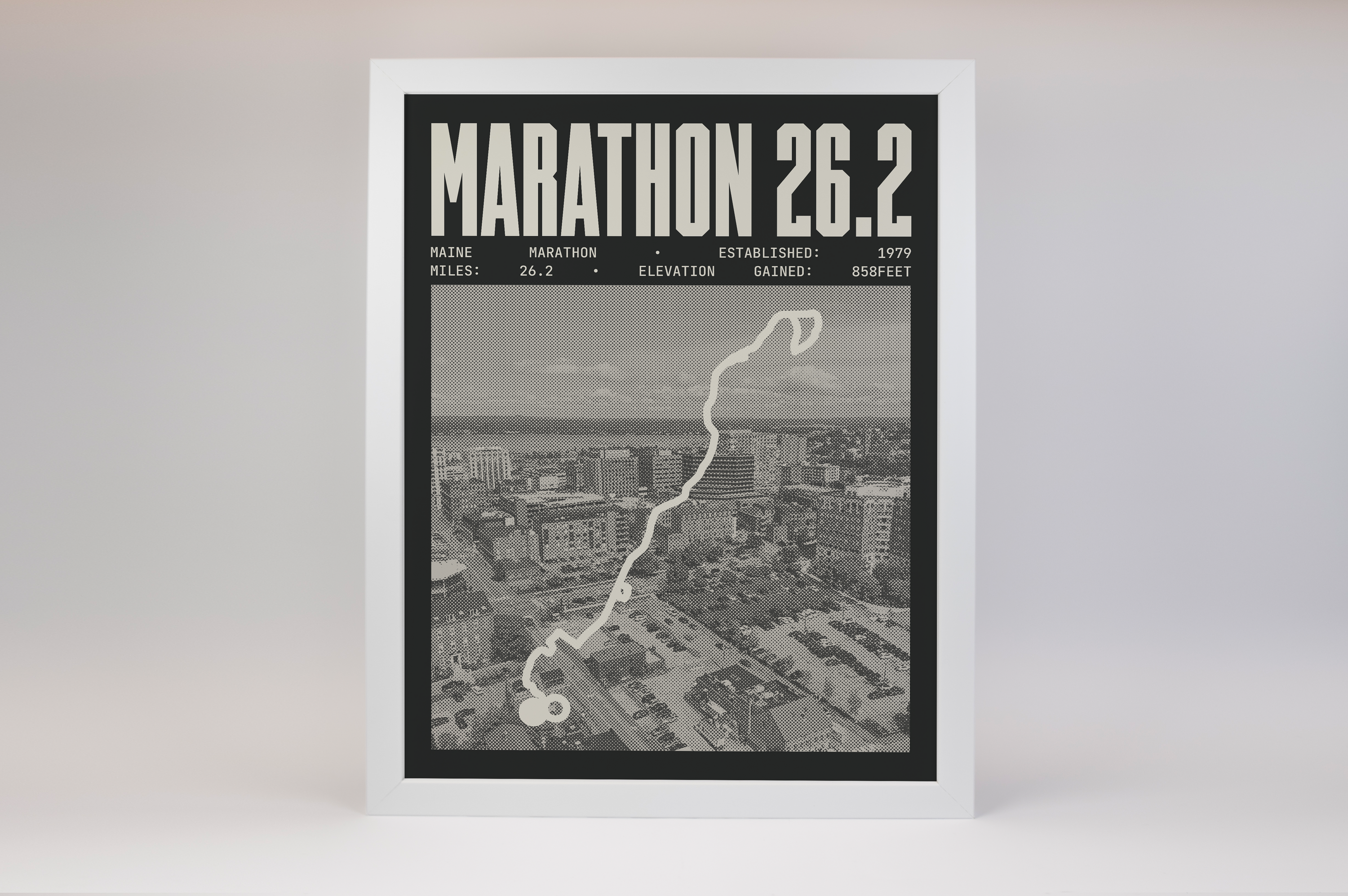 Maine Marathon Poster