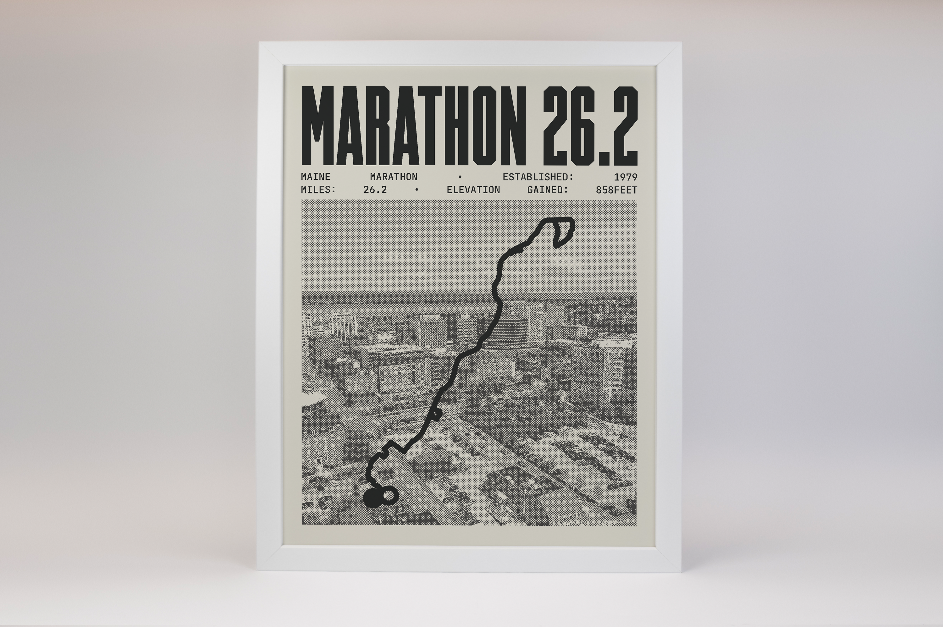 Maine Marathon Poster