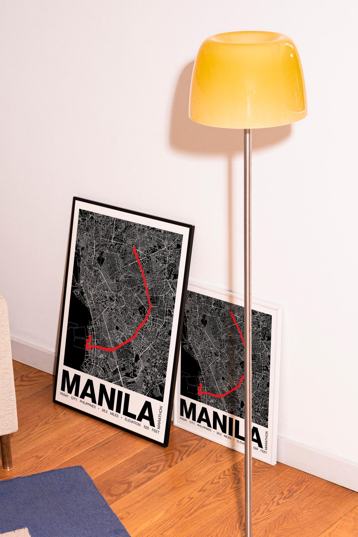 Manila Marathon Poster - Grid Style