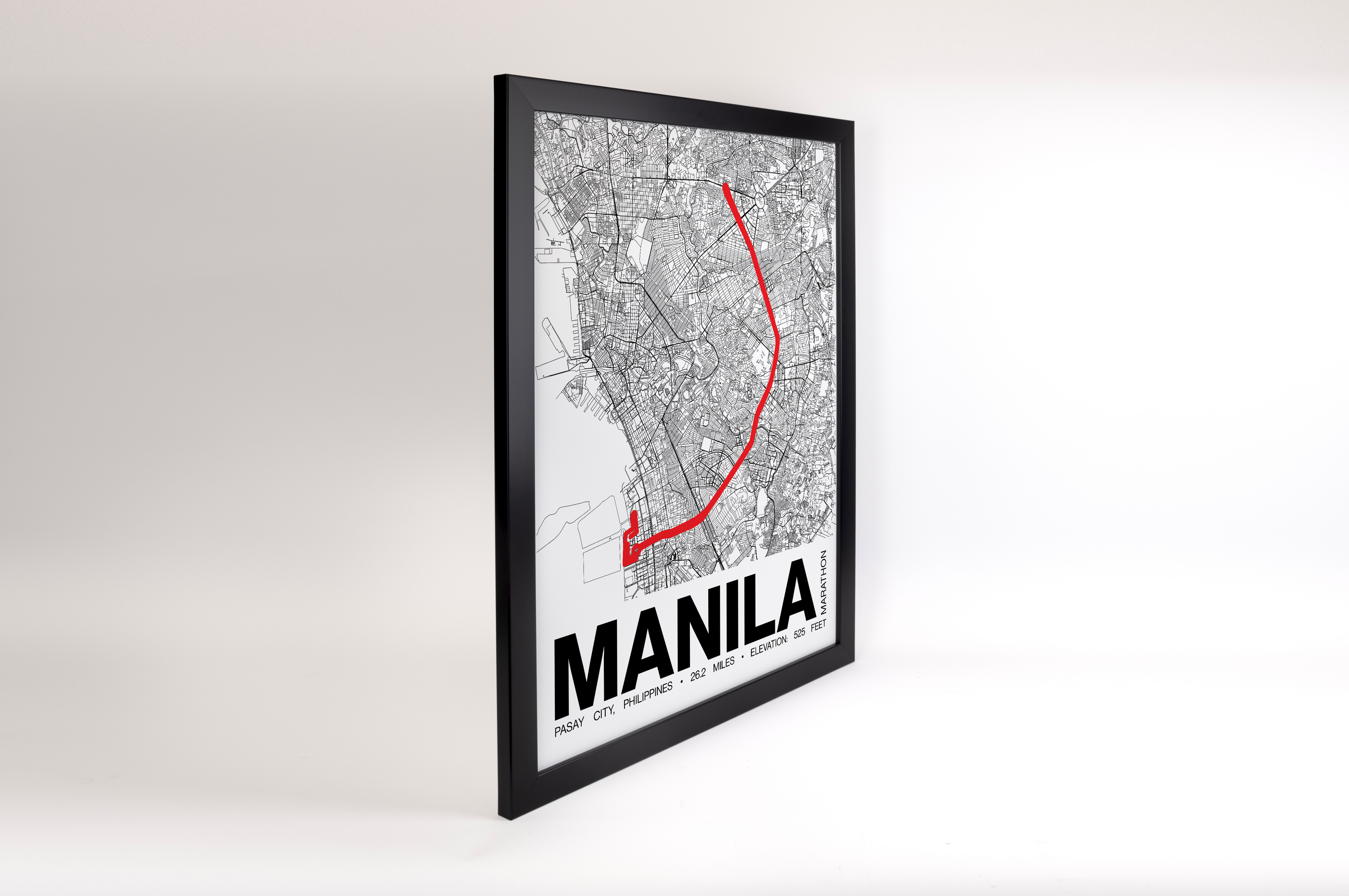 Manila Marathon Poster - Grid Style