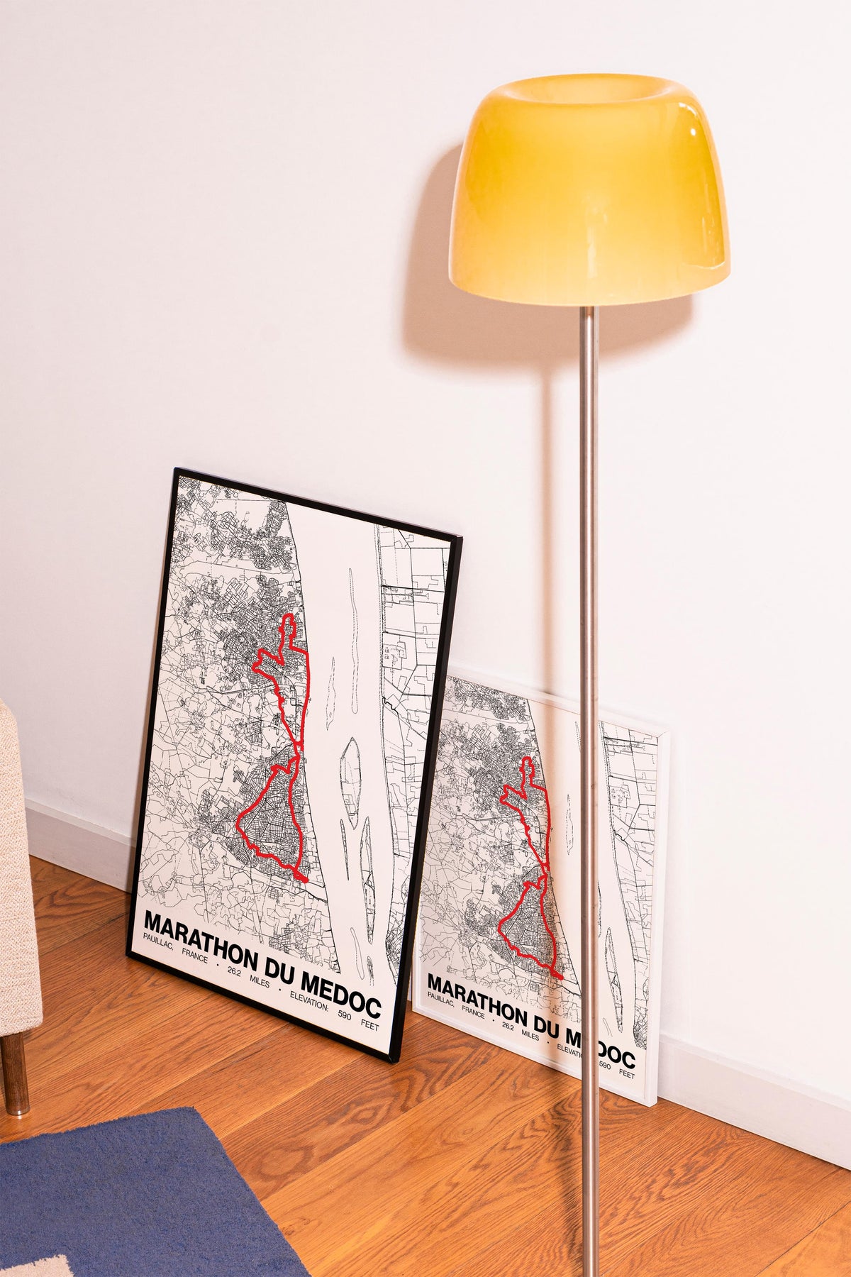 Marathon du Medoc Poster - Grid Style