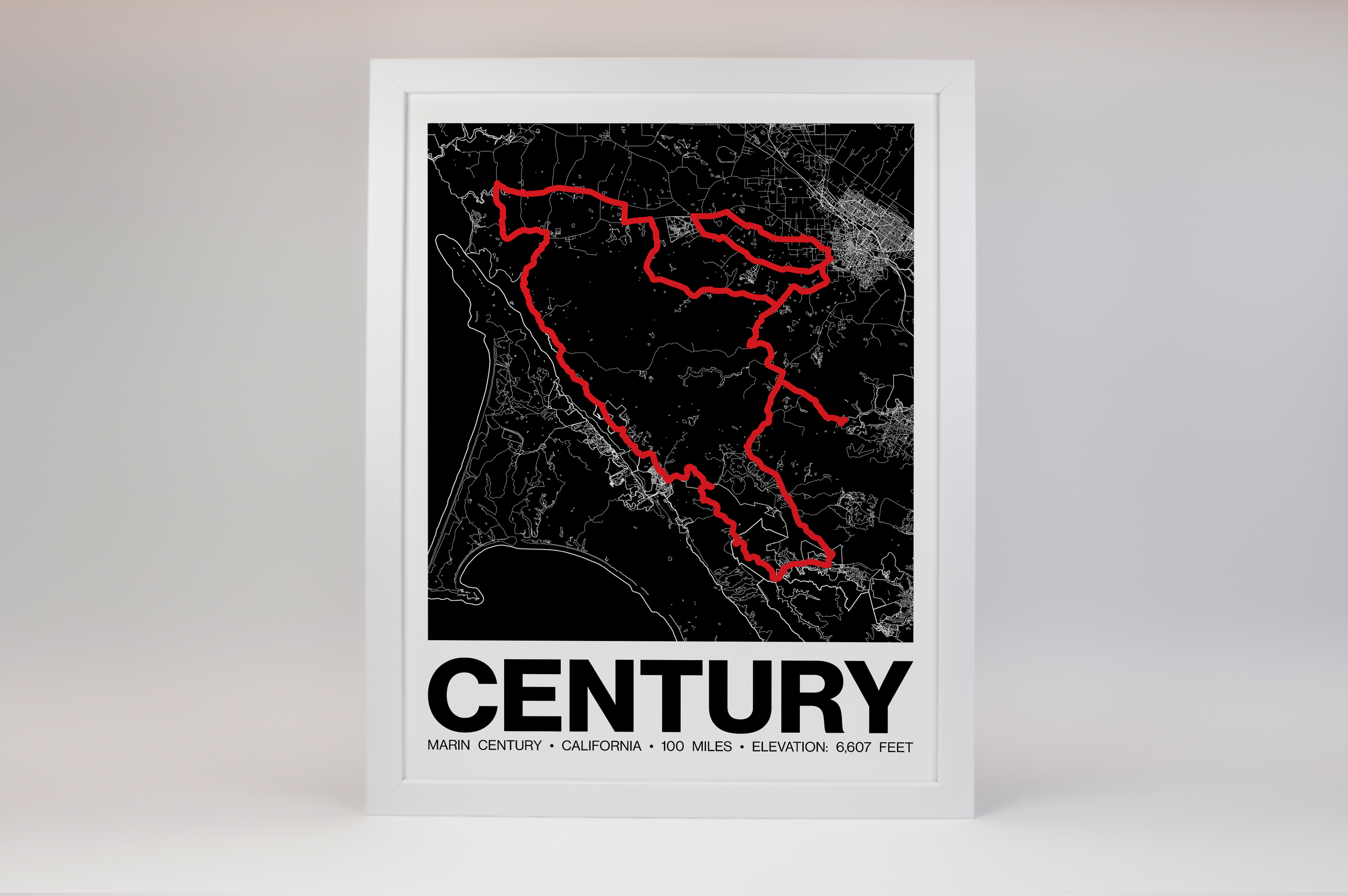 Marin Century Poster - Grid Style