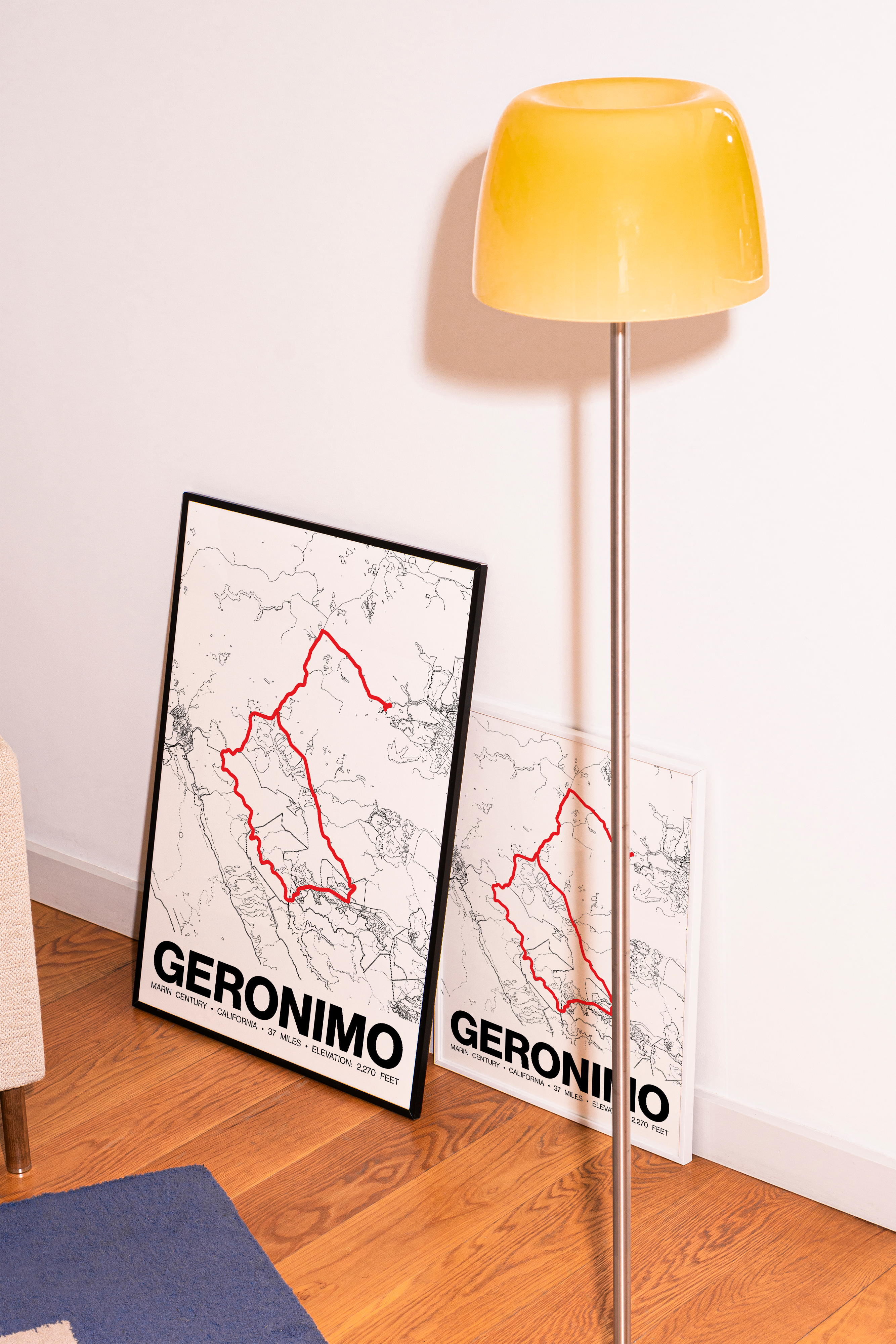 Marin Century Geronimo Poster - Grid Style