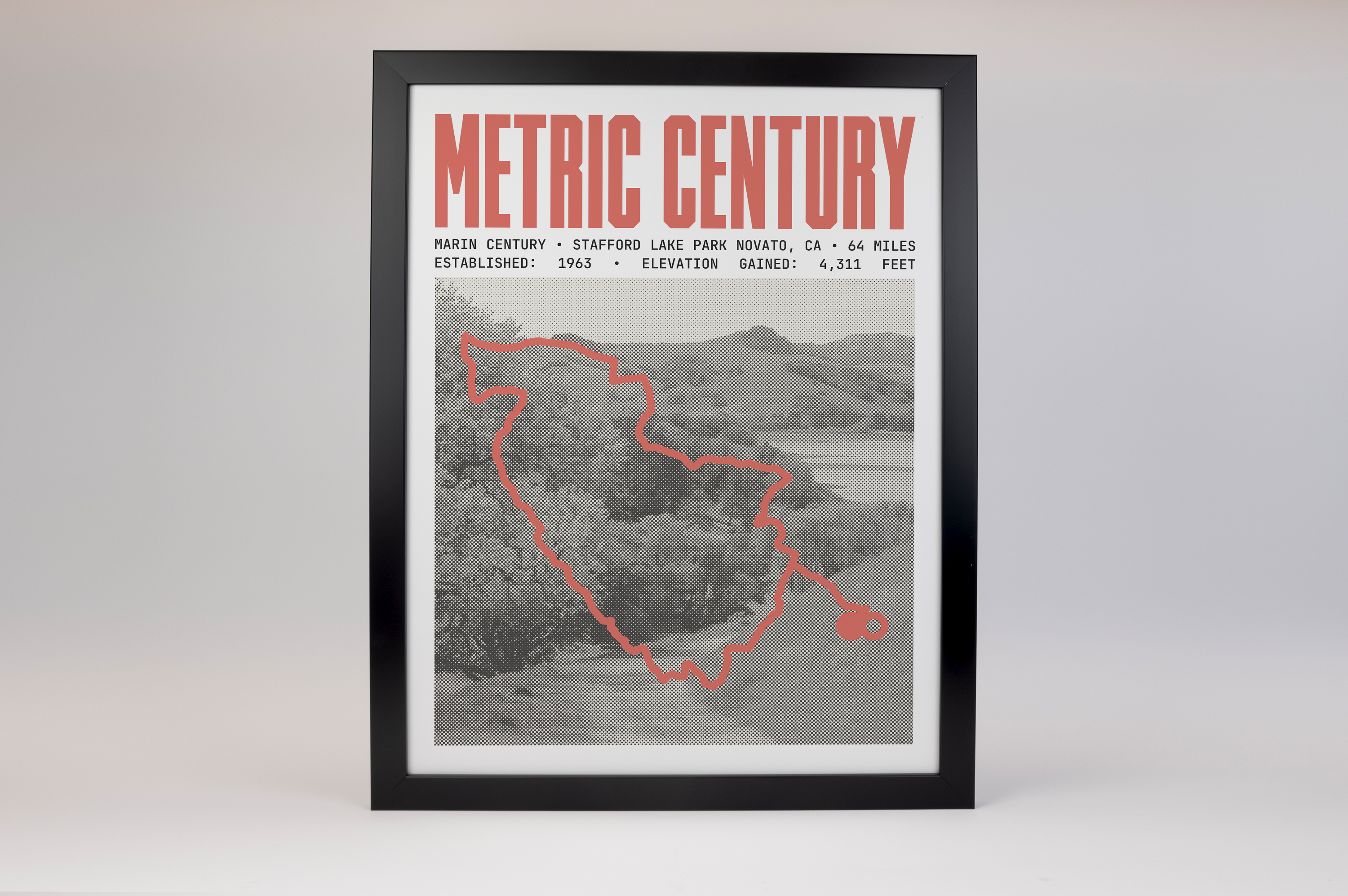 Marin Century - Metric Century Poster